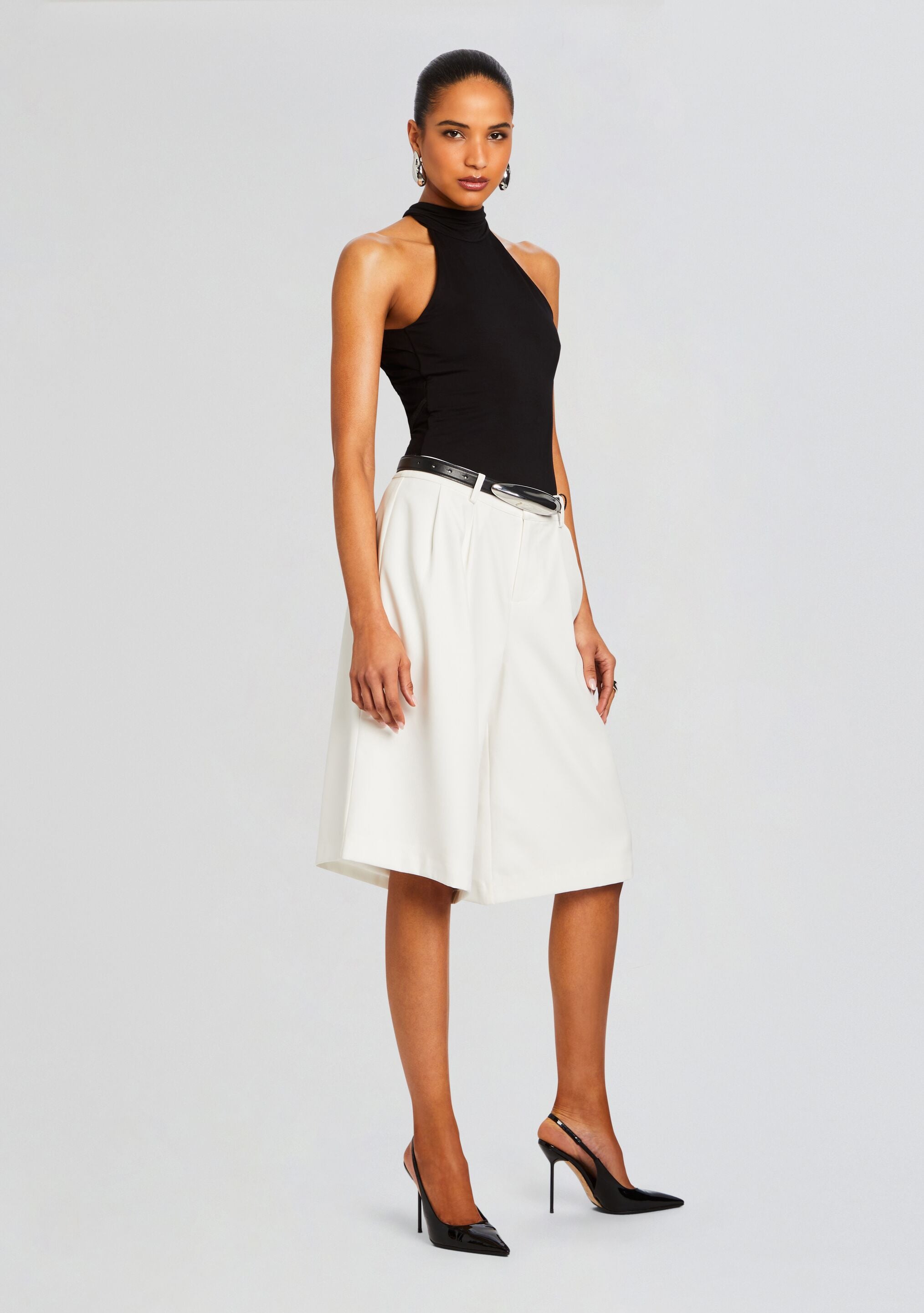 Bamboo High Neck Bodysuit-Sunny Prom