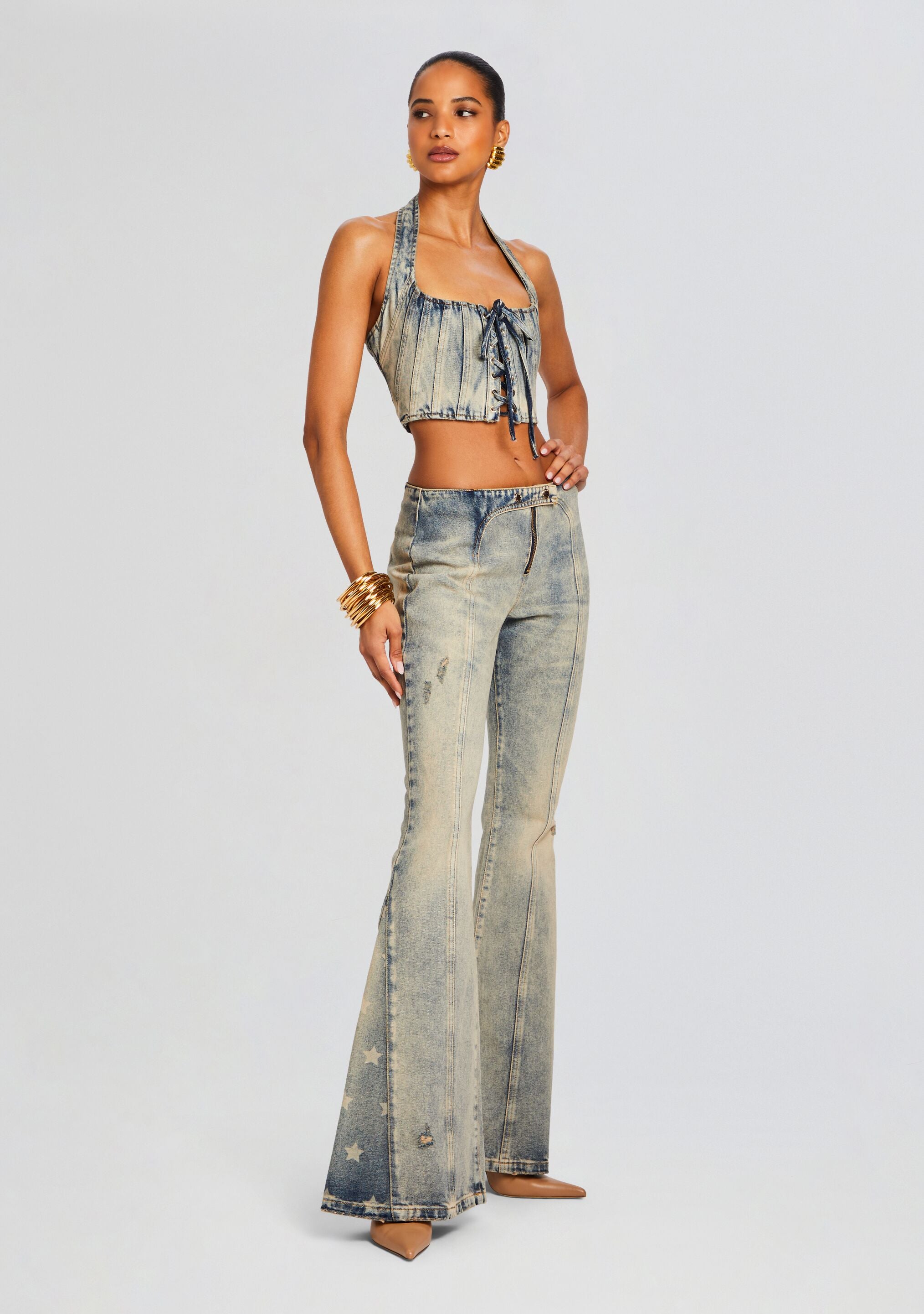 Bandit Denim Top-Sunny Prom