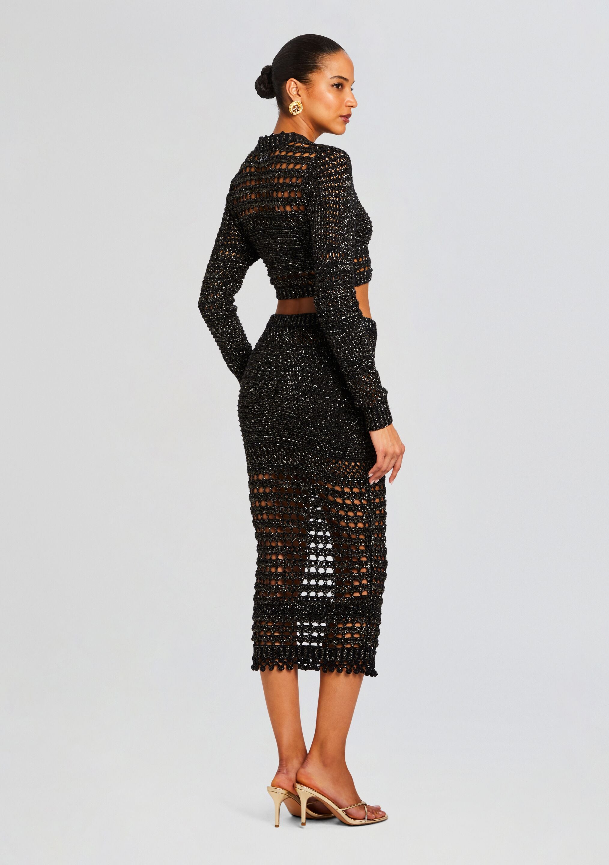 Nico Knit Crochet Cardigan-Sunny Prom