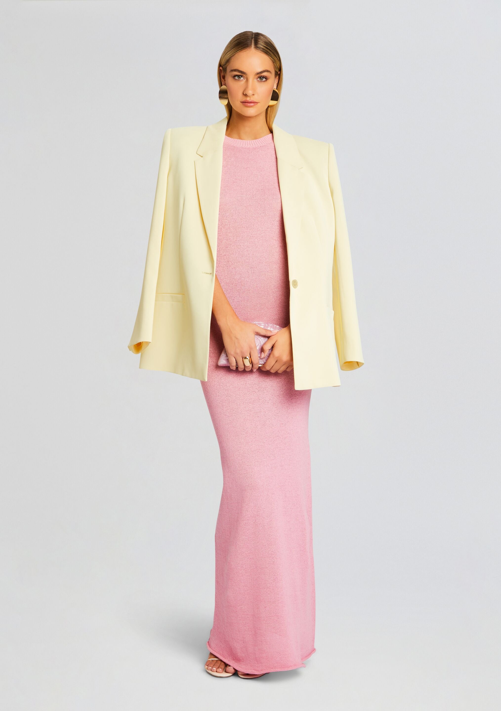 Airess Knit Maxi Dress-Sunny Prom