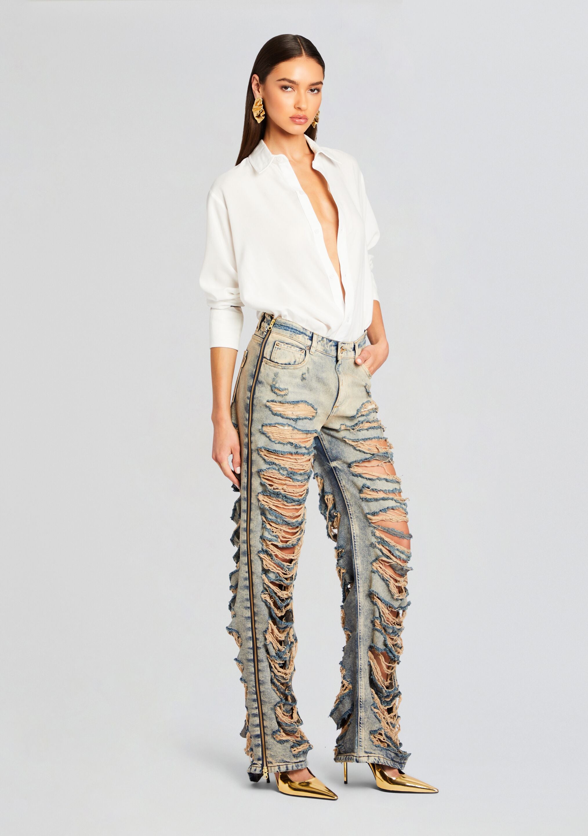 Chanti Denim Pant-Sunny Prom