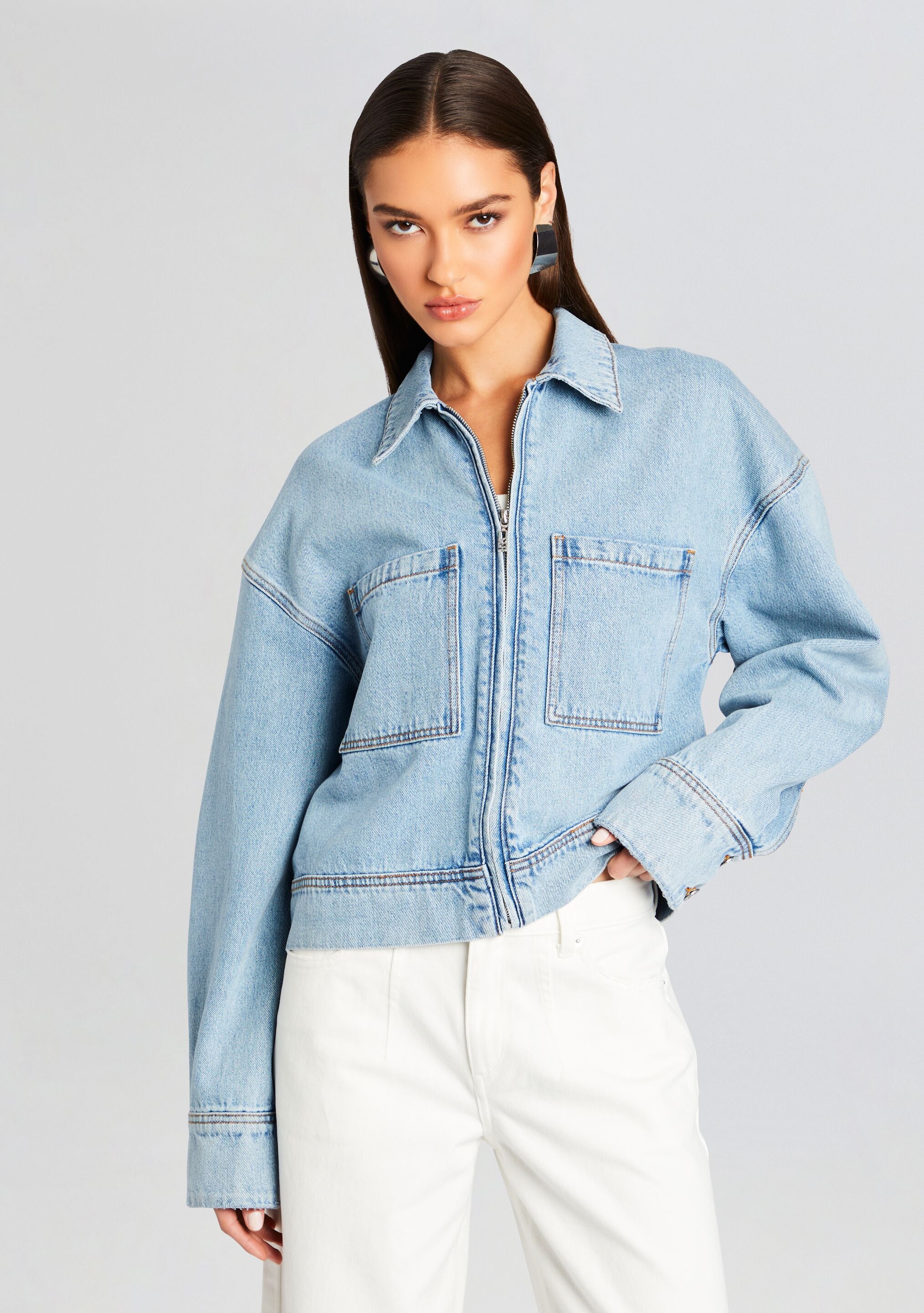 Nicolle Denim Jacket-Sunny Prom