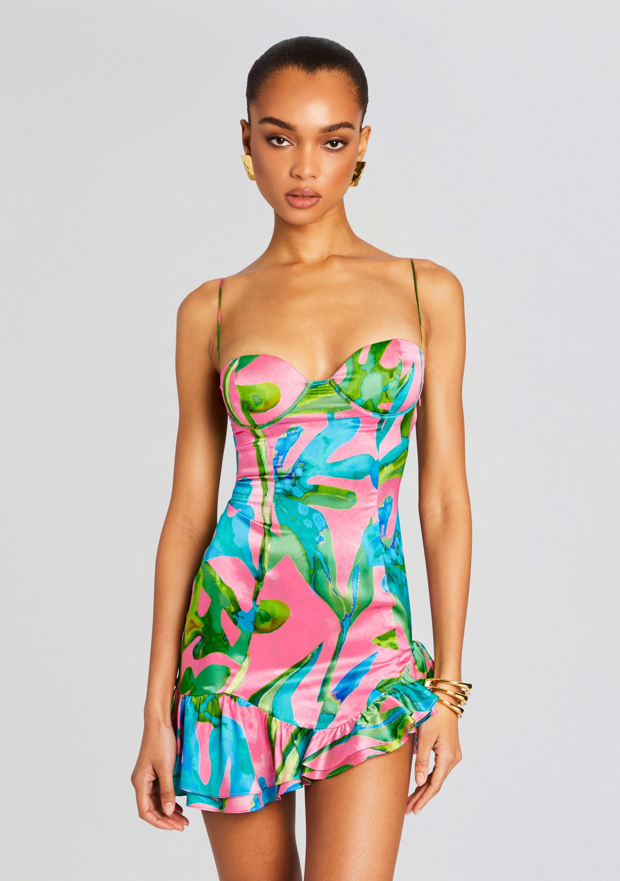 Silvana Silk Dress-Sunny Prom