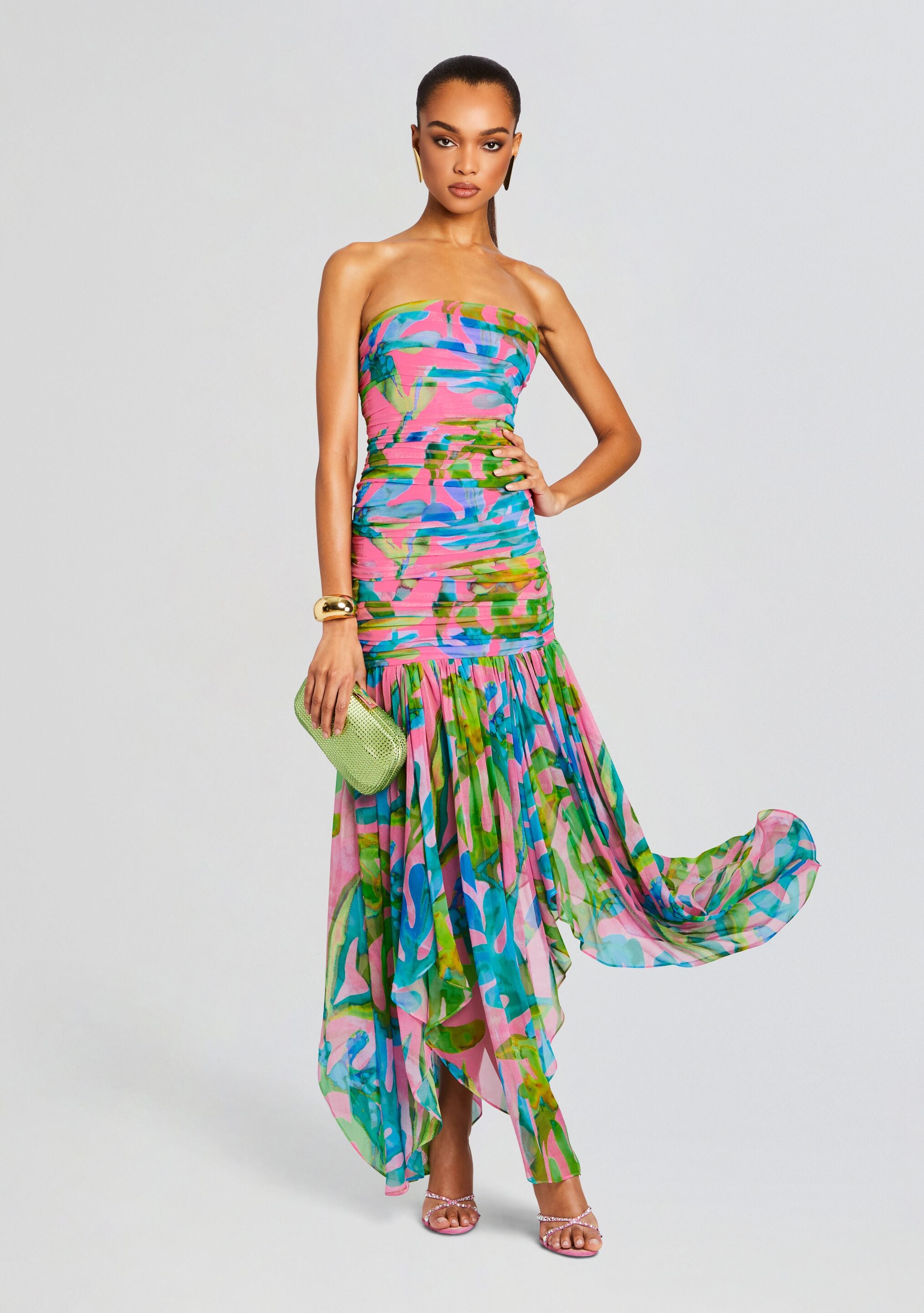 Teryn Silk Chiffon Dress-Sunny Prom