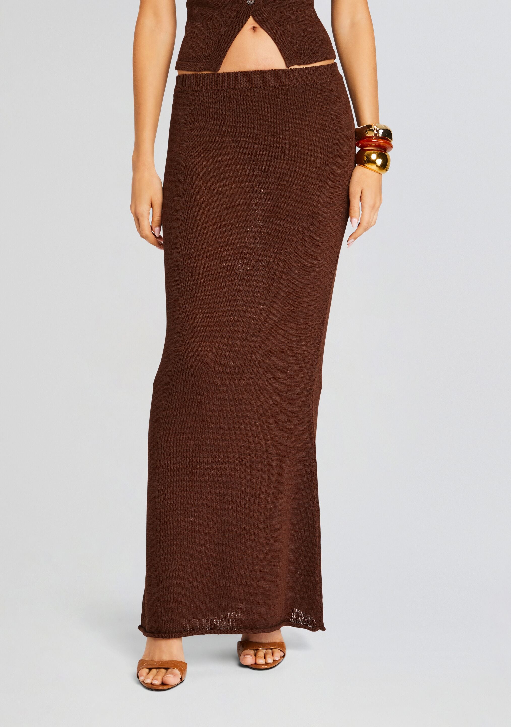 Kora Knit Maxi Skirt-Sunny Prom