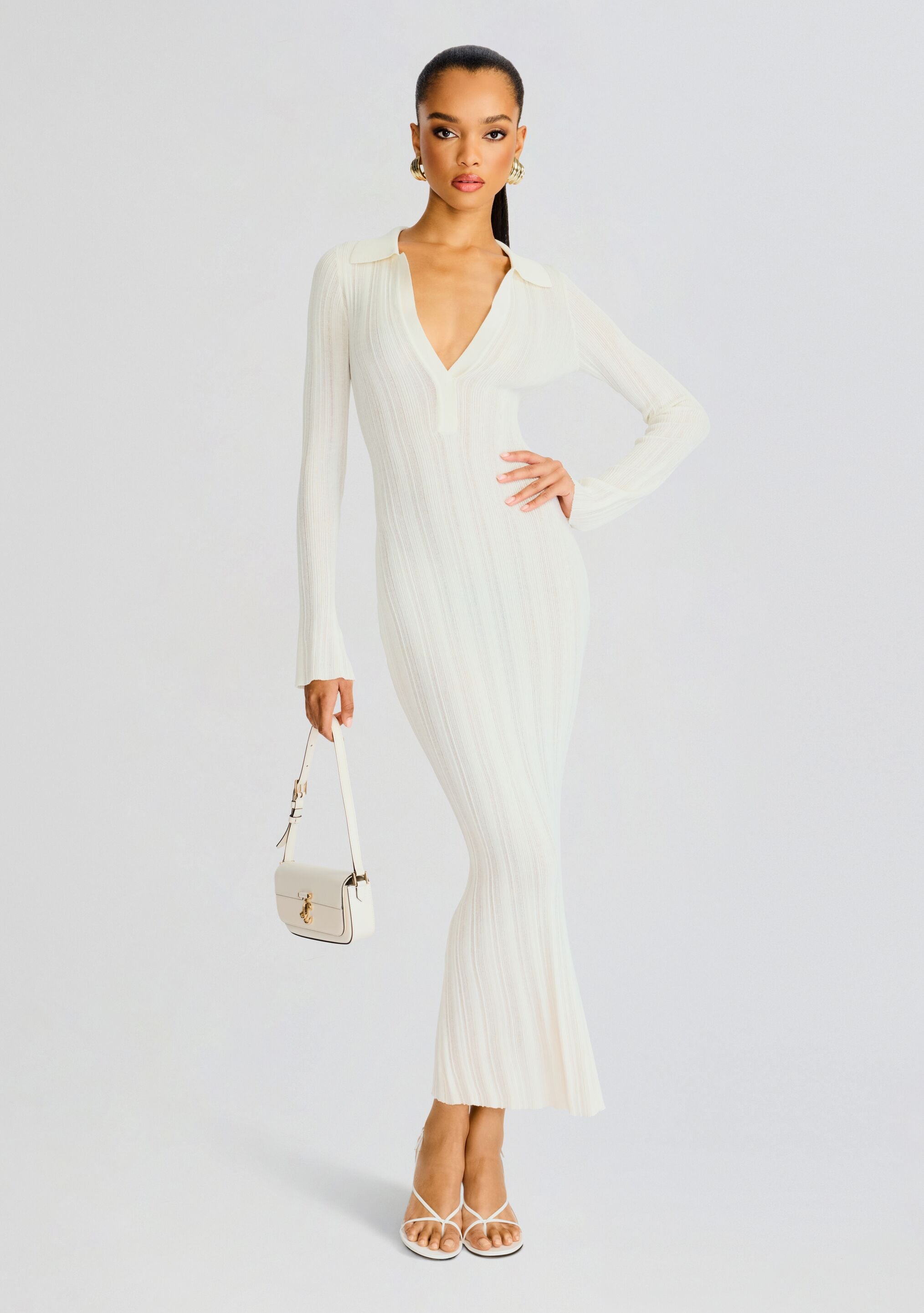 Azula Rib Knit Maxi Dress-Sunny Prom