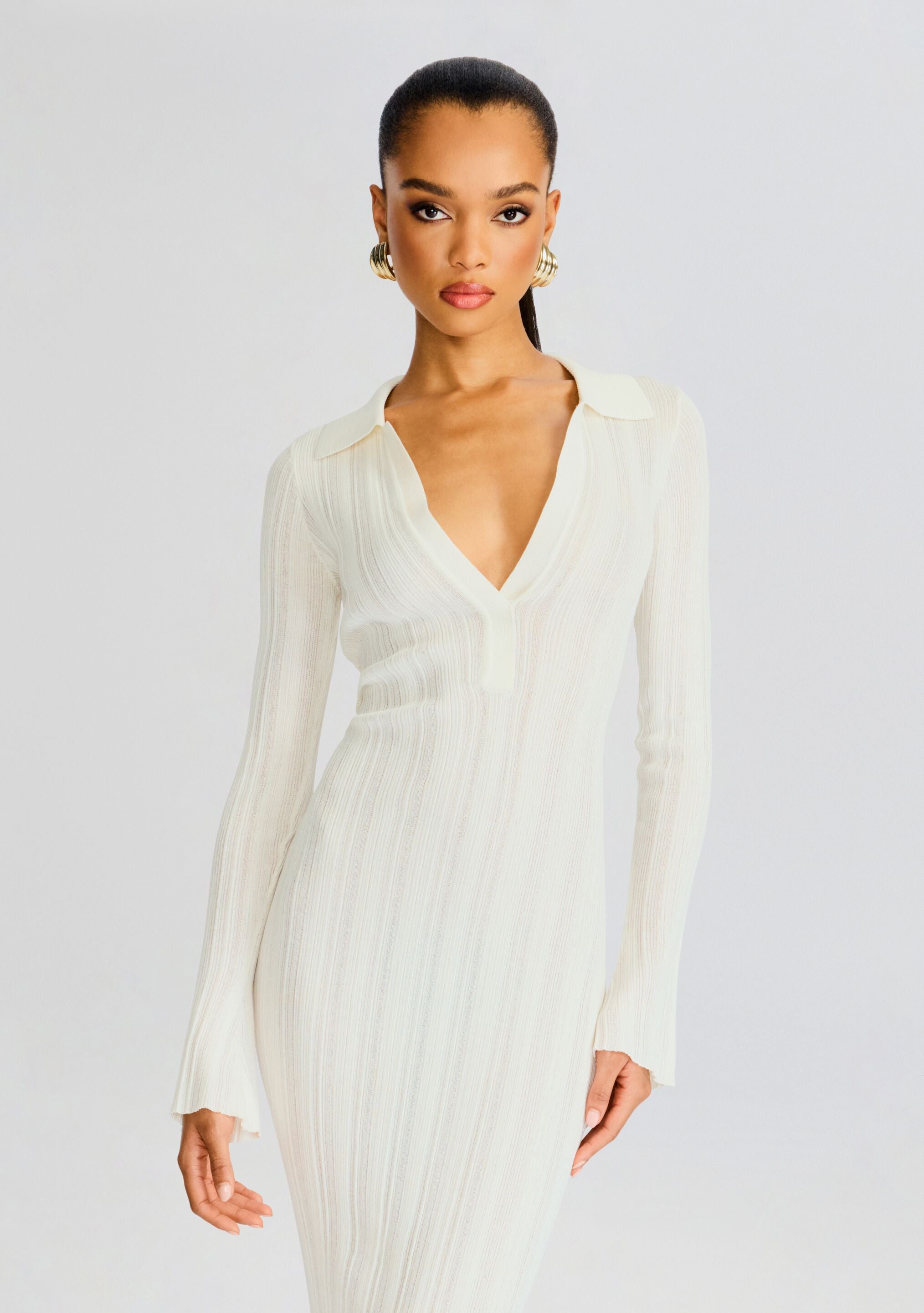 Azula Rib Knit Maxi Dress-Sunny Prom