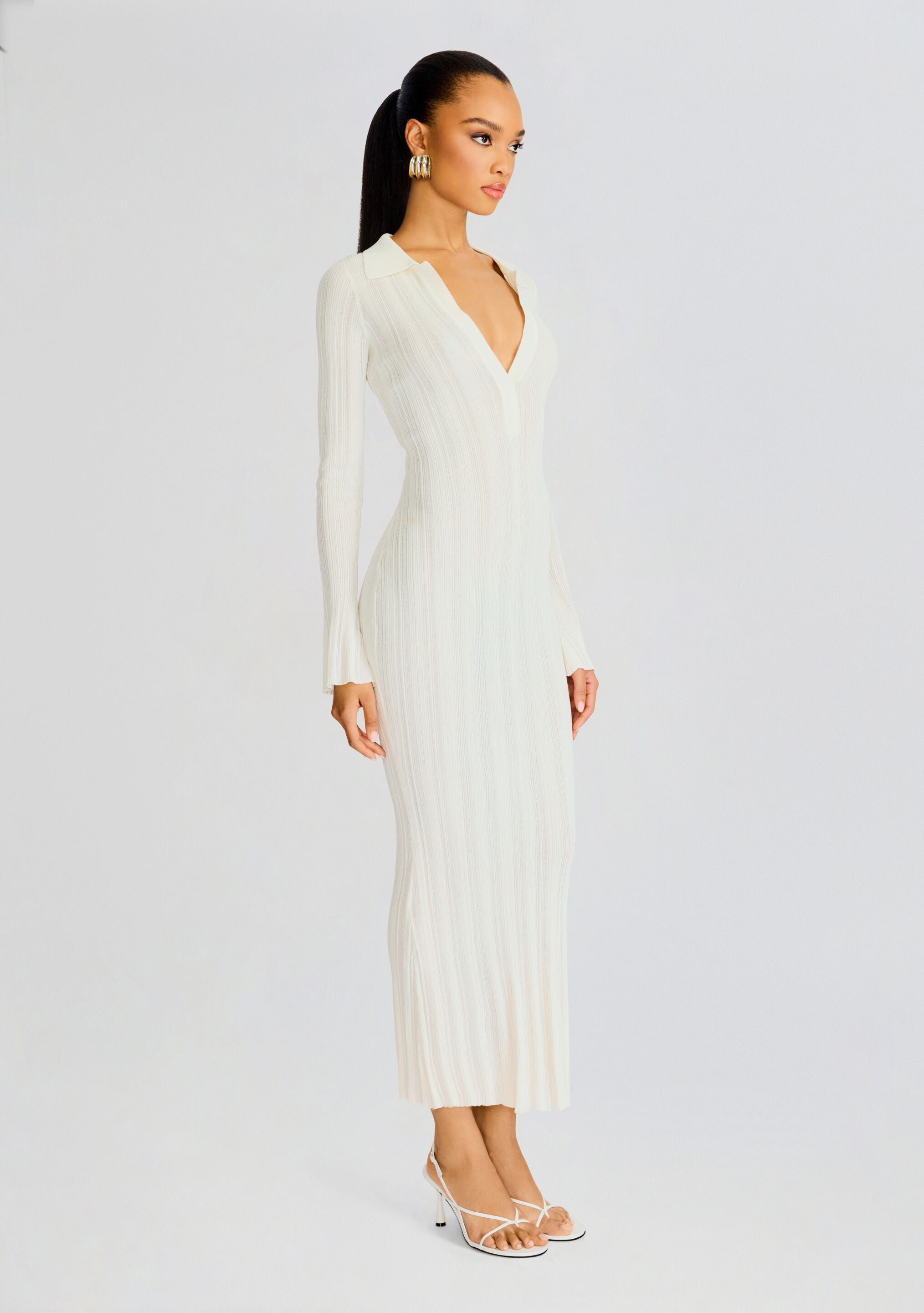 Azula Rib Knit Maxi Dress-Sunny Prom