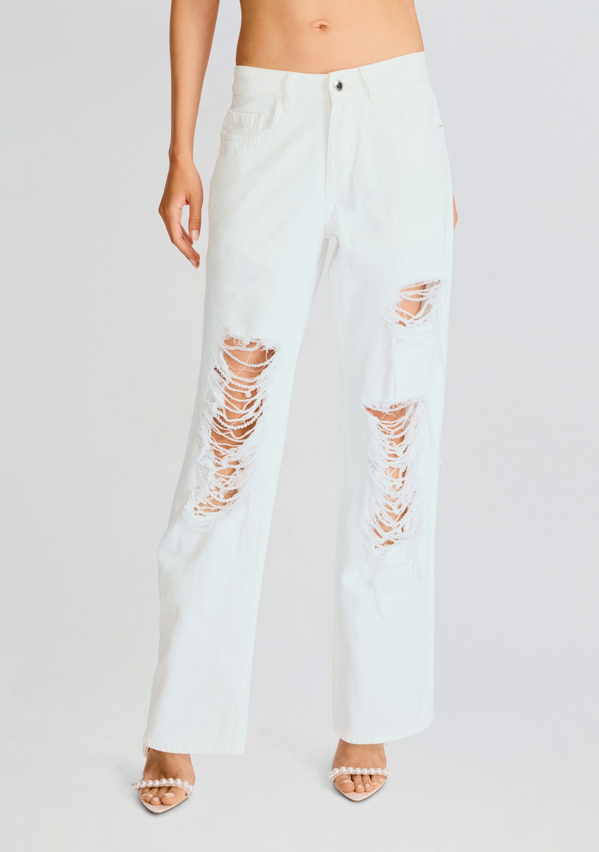 Madison Pearl Embellished Jean-Sunny Prom