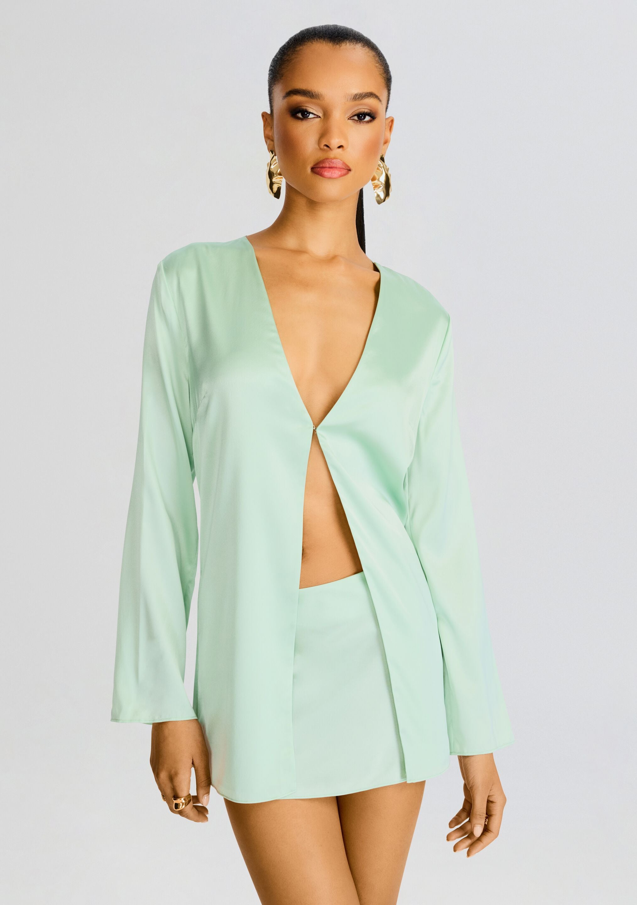 Odelia Silk Blouse-Sunny Prom