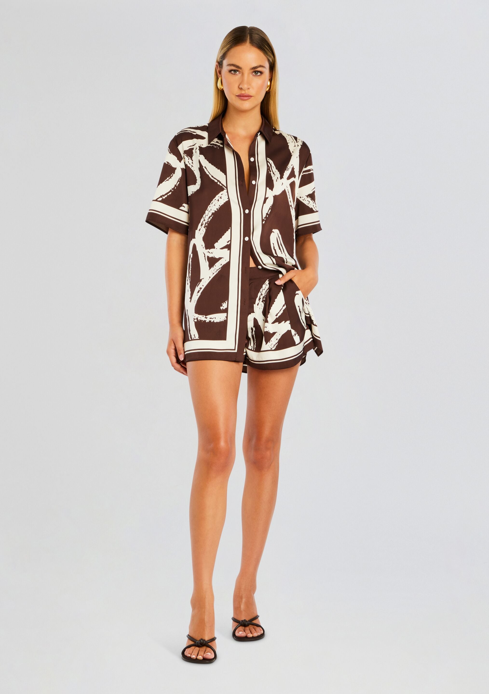 Cruise Pleated Short-Sunny Prom