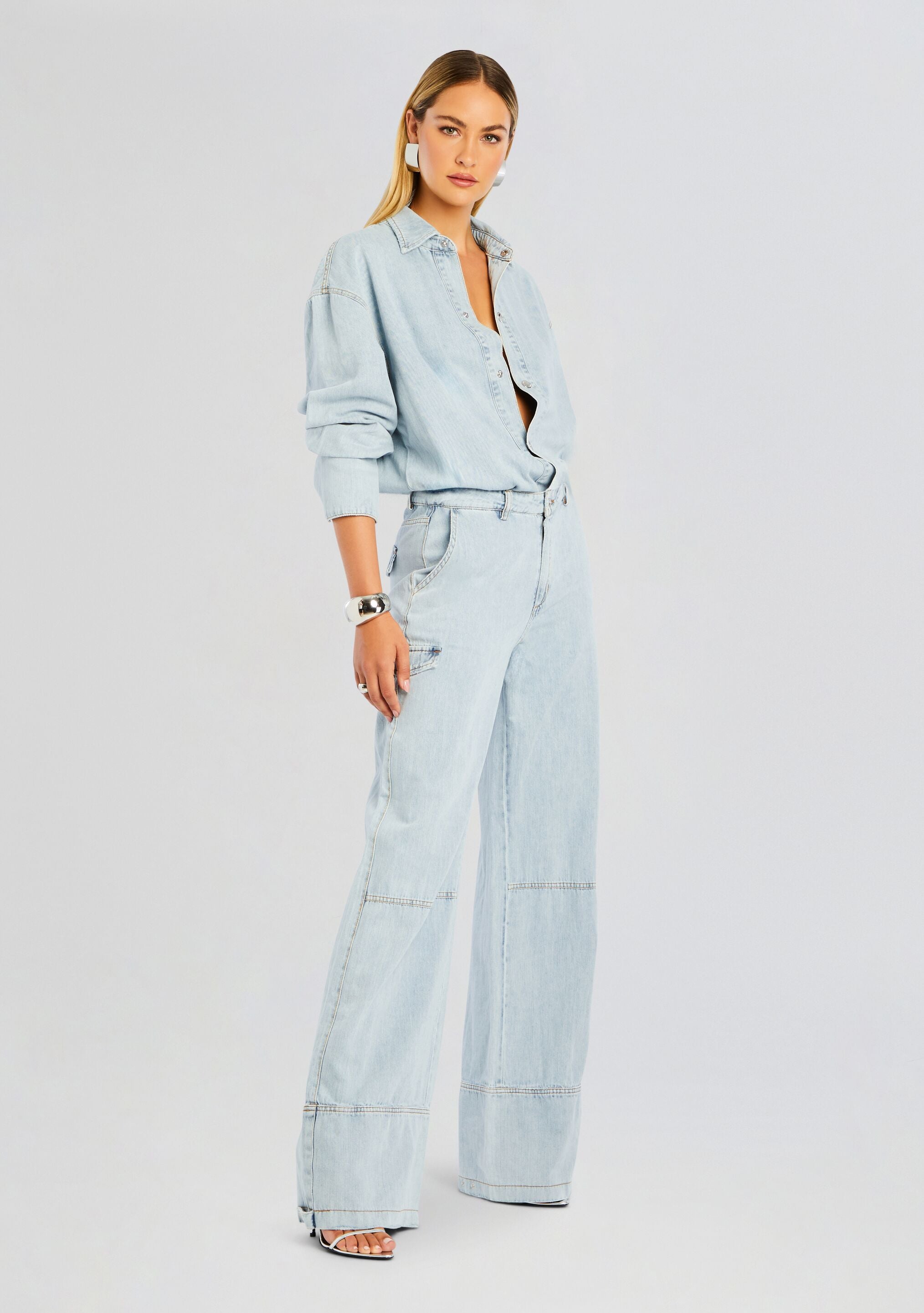 Russo Denim Jumpsuit-Sunny Prom