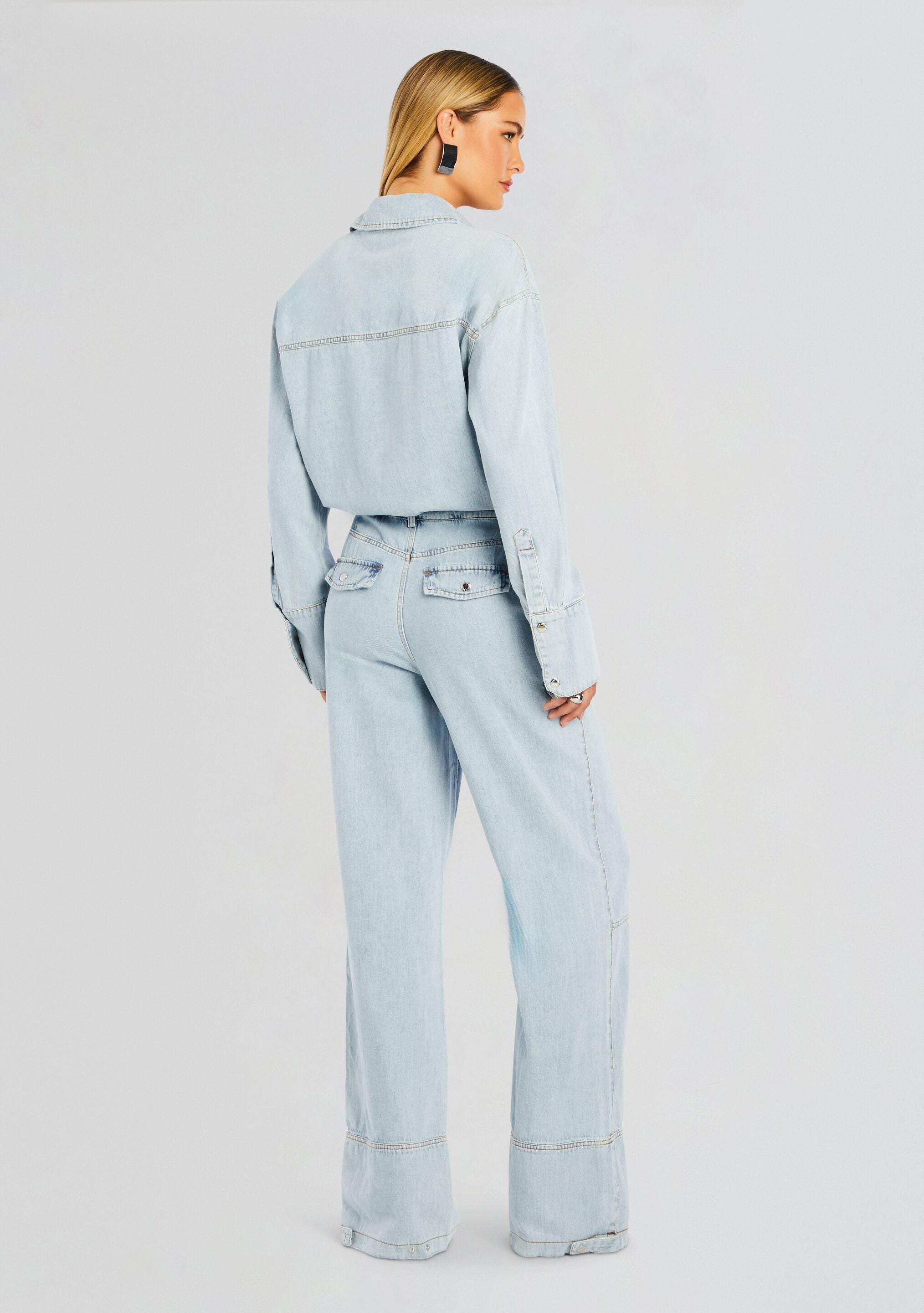Russo Denim Jumpsuit-Sunny Prom