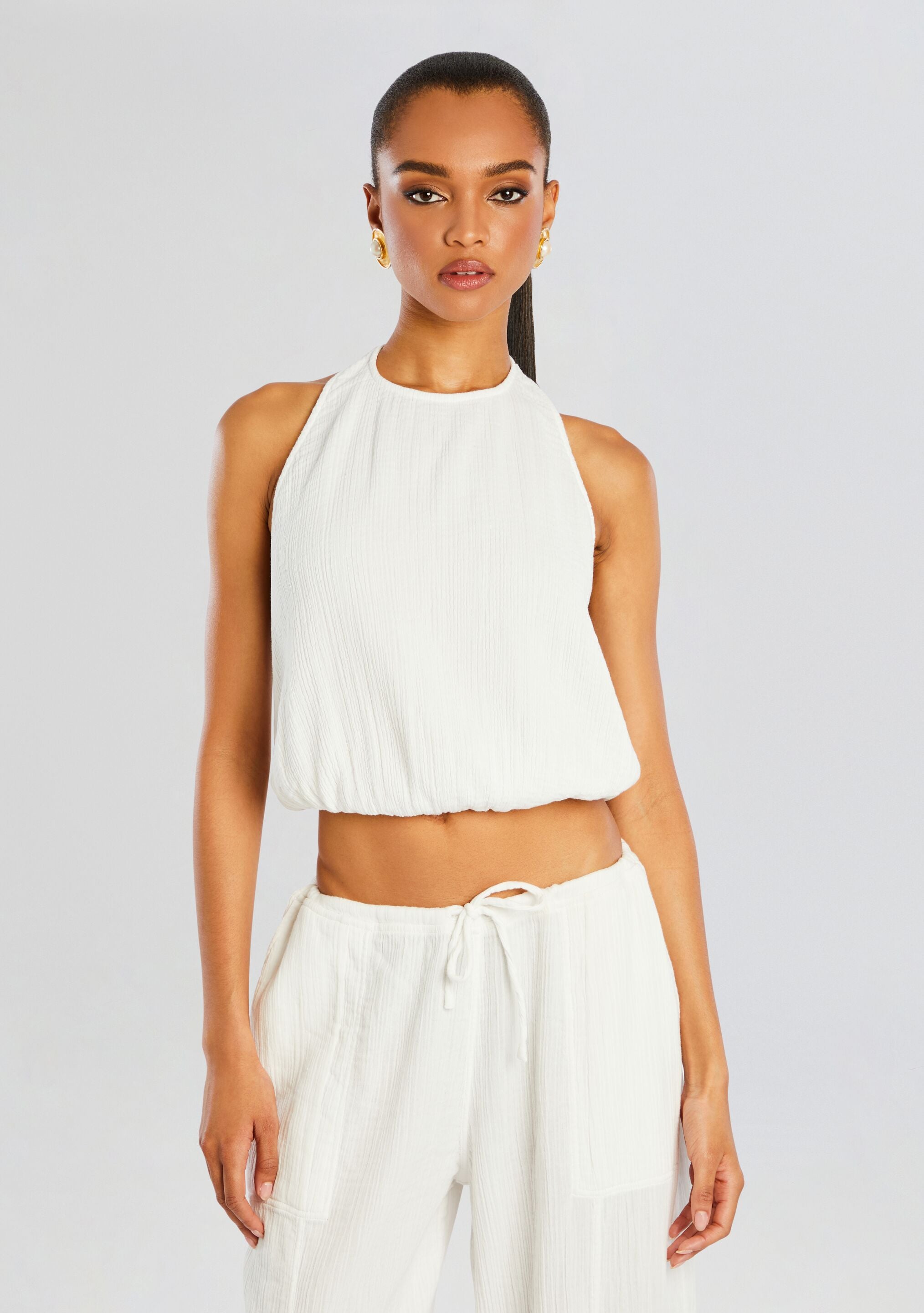 Yen Halter Top-Sunny Prom