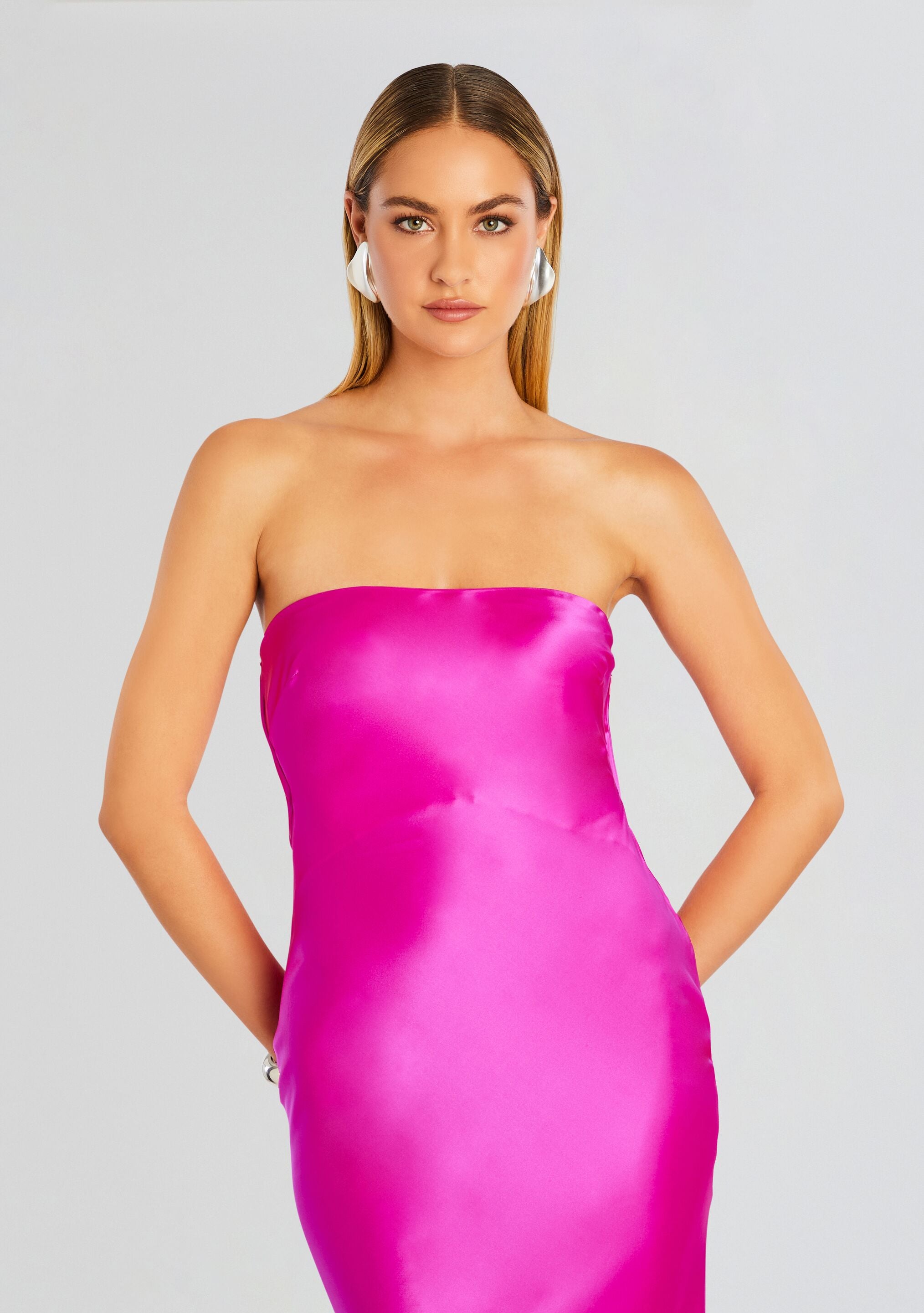 Keaton Silk Dress-Sunny Prom