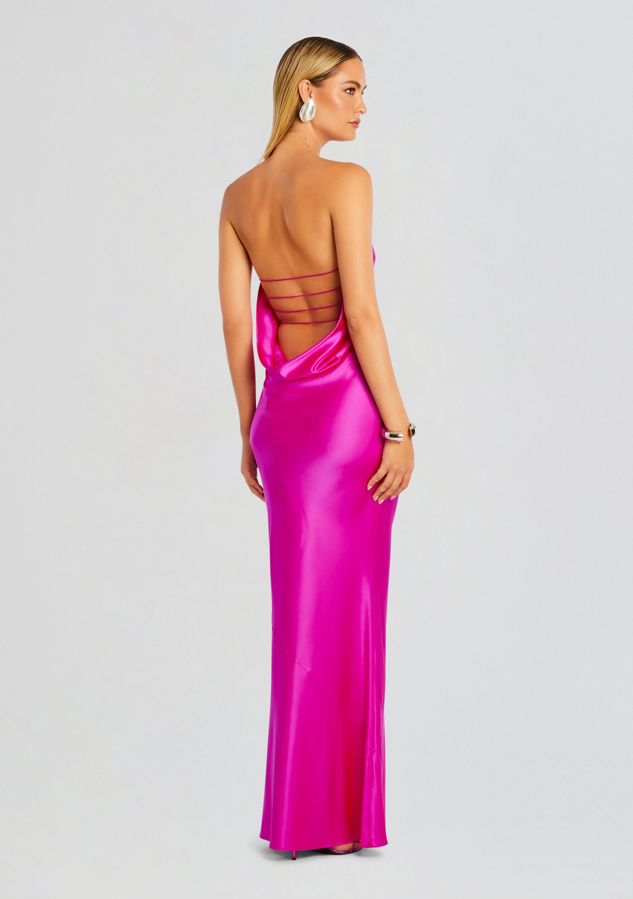 Keaton Silk Dress-Sunny Prom