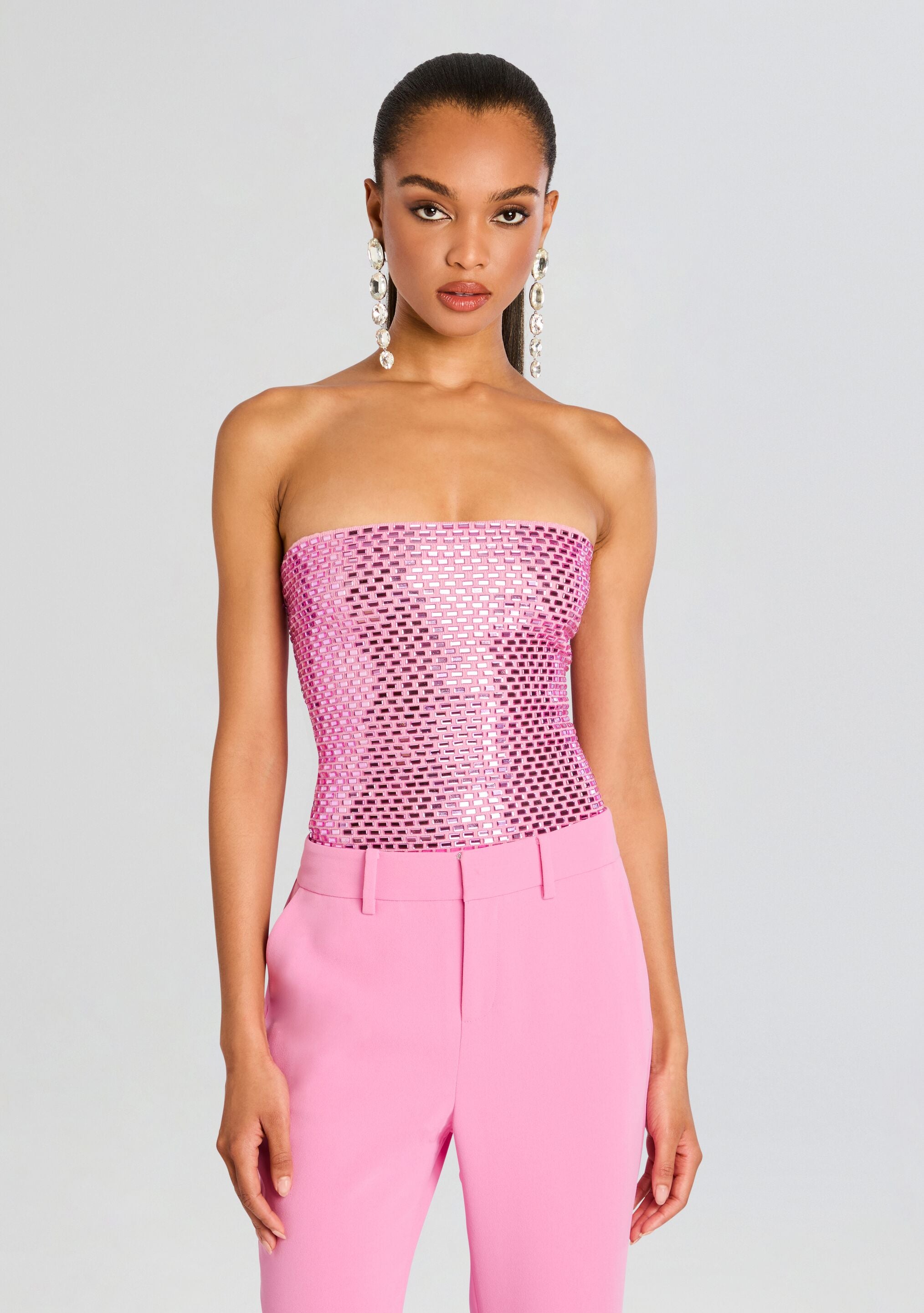 Valery Embellished Knit Top-Sunny Prom