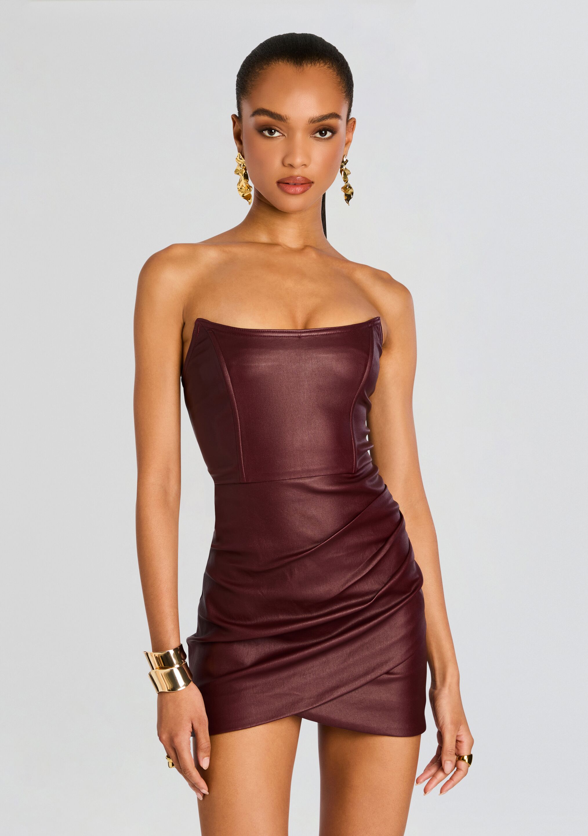 James Coated Mini Dress-Sunny Prom