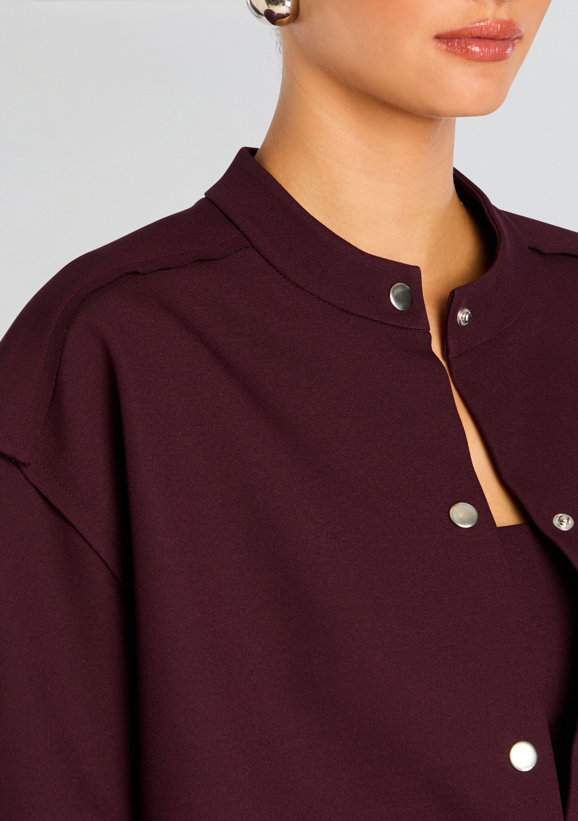 Ali Heavy Crepe Shacket-Sunny Prom