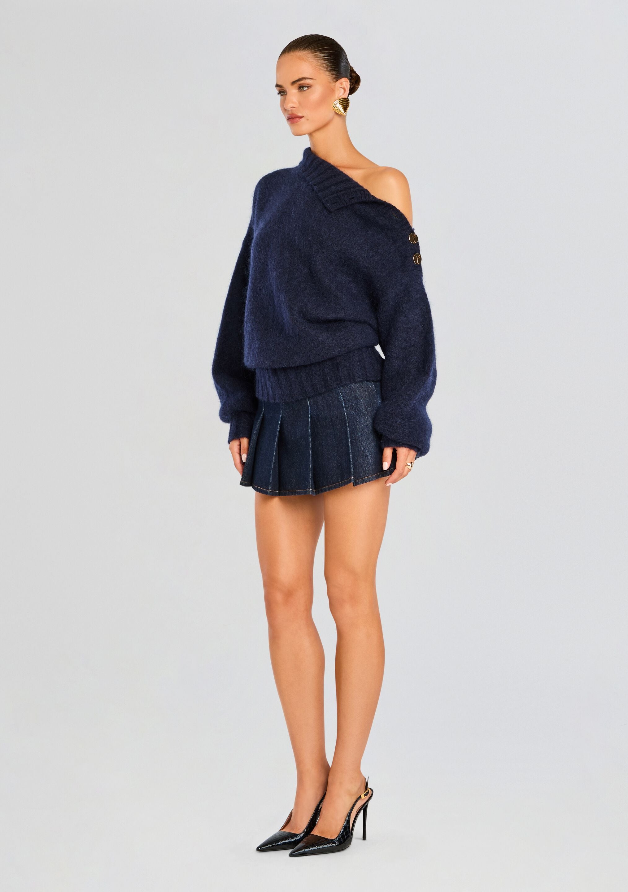 Gimlet Mid Rise Mini Skirt-Sunny Prom