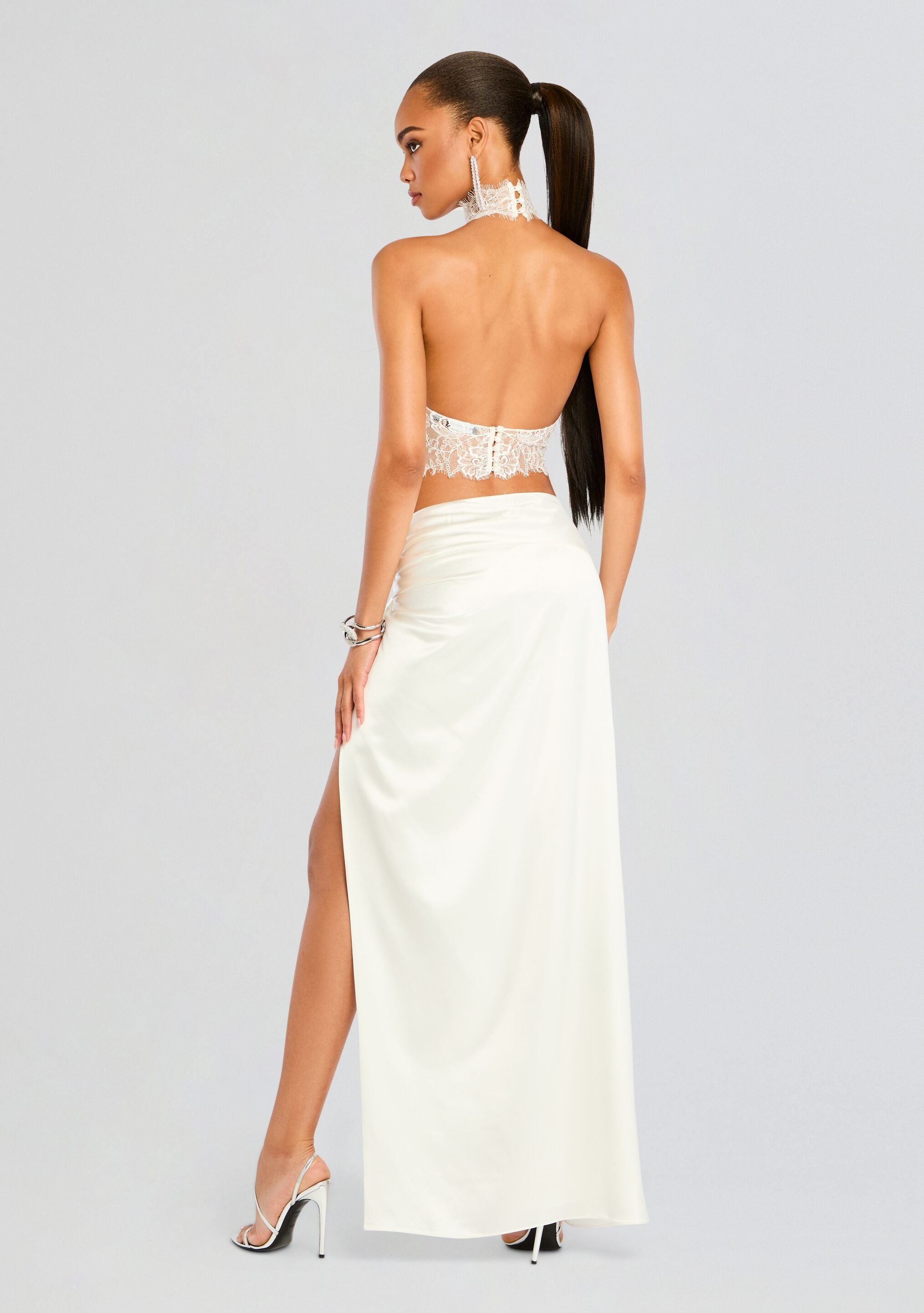 Reeve Silk Maxi Skirt-Sunny Prom