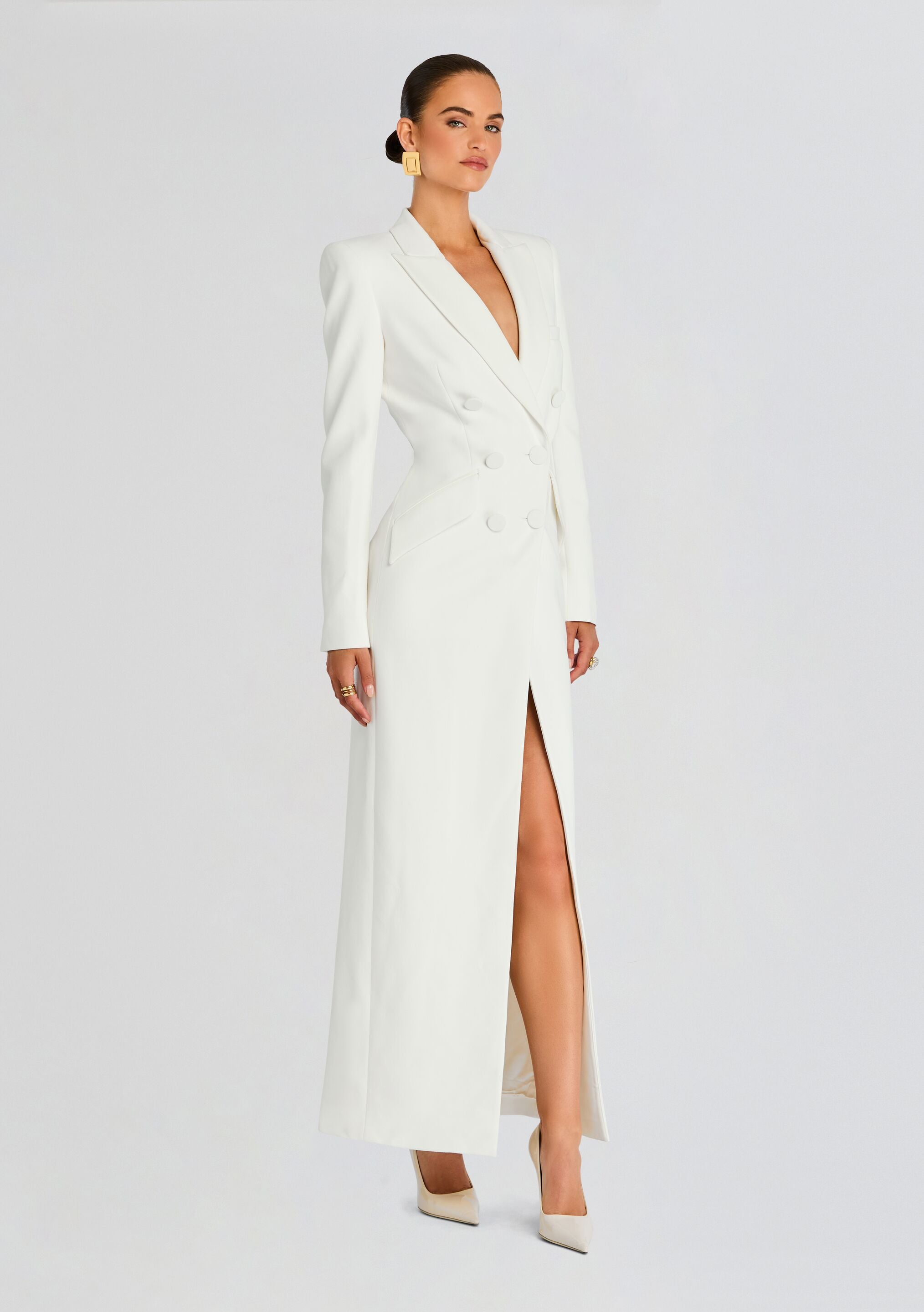 Amberly Blazer Evening Dress-Sunny Prom