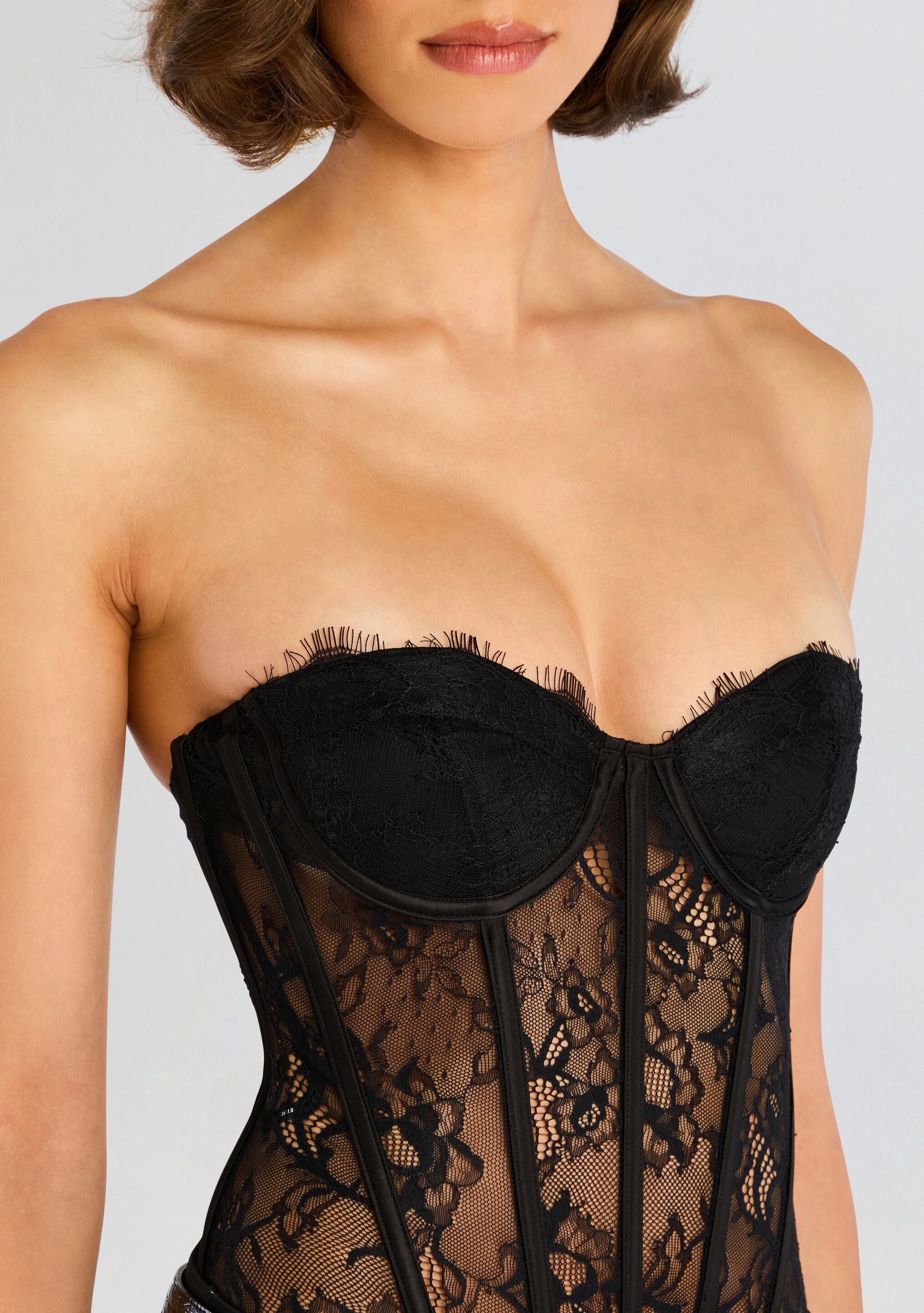 Otto Lace Bodysuit-Sunny Prom