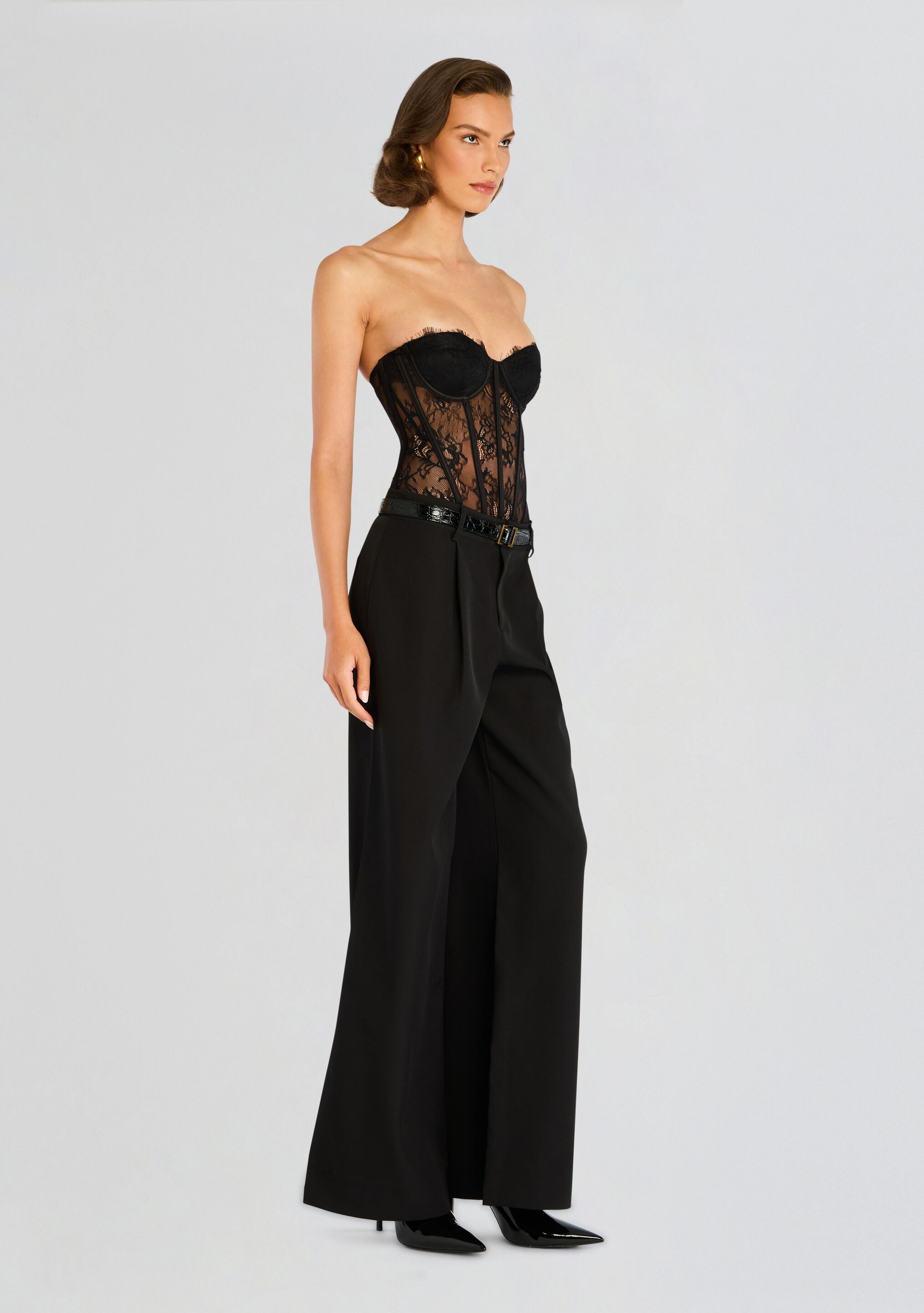 Otto Lace Bodysuit-Sunny Prom