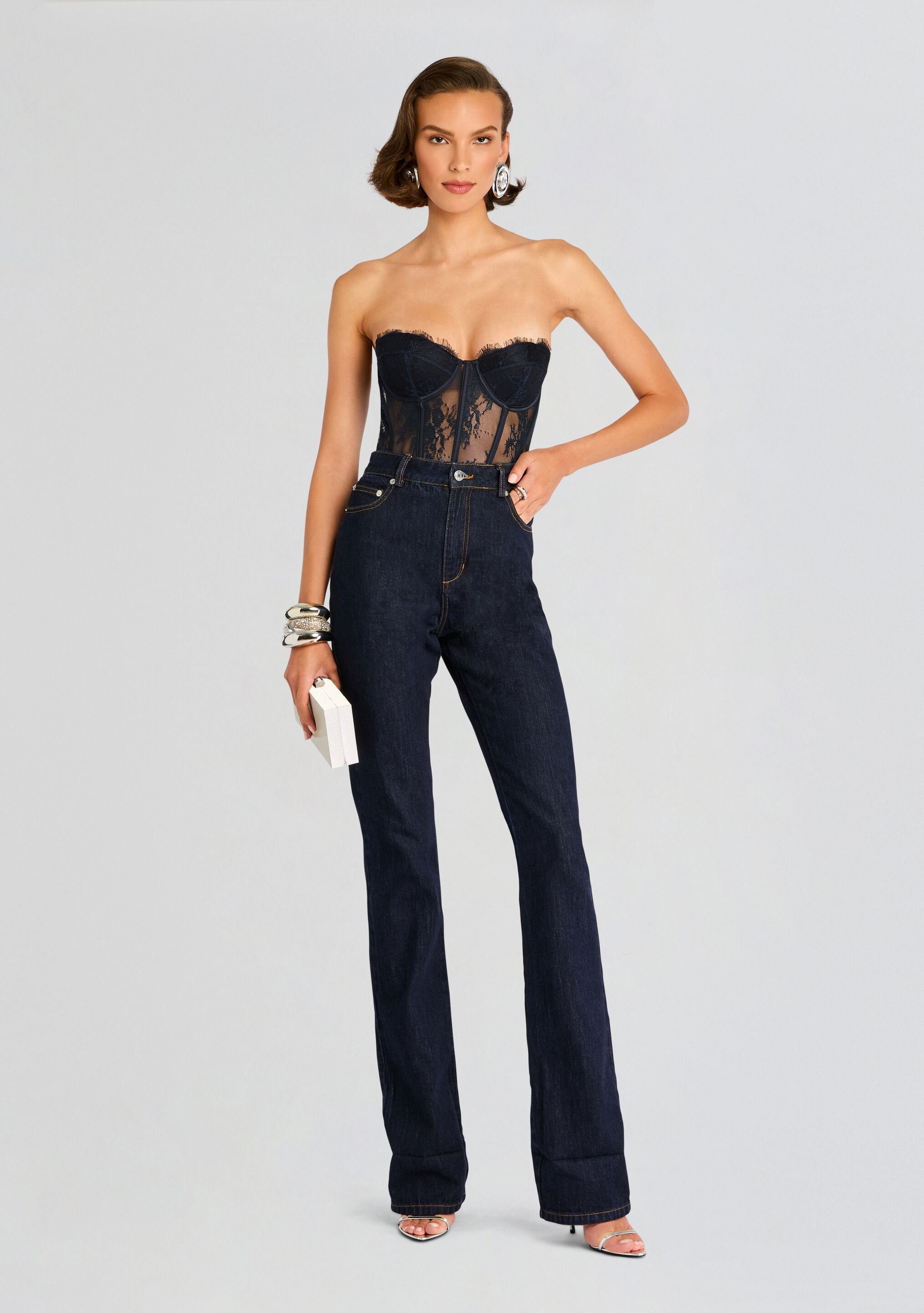 Otto Lace Bodysuit-Sunny Prom