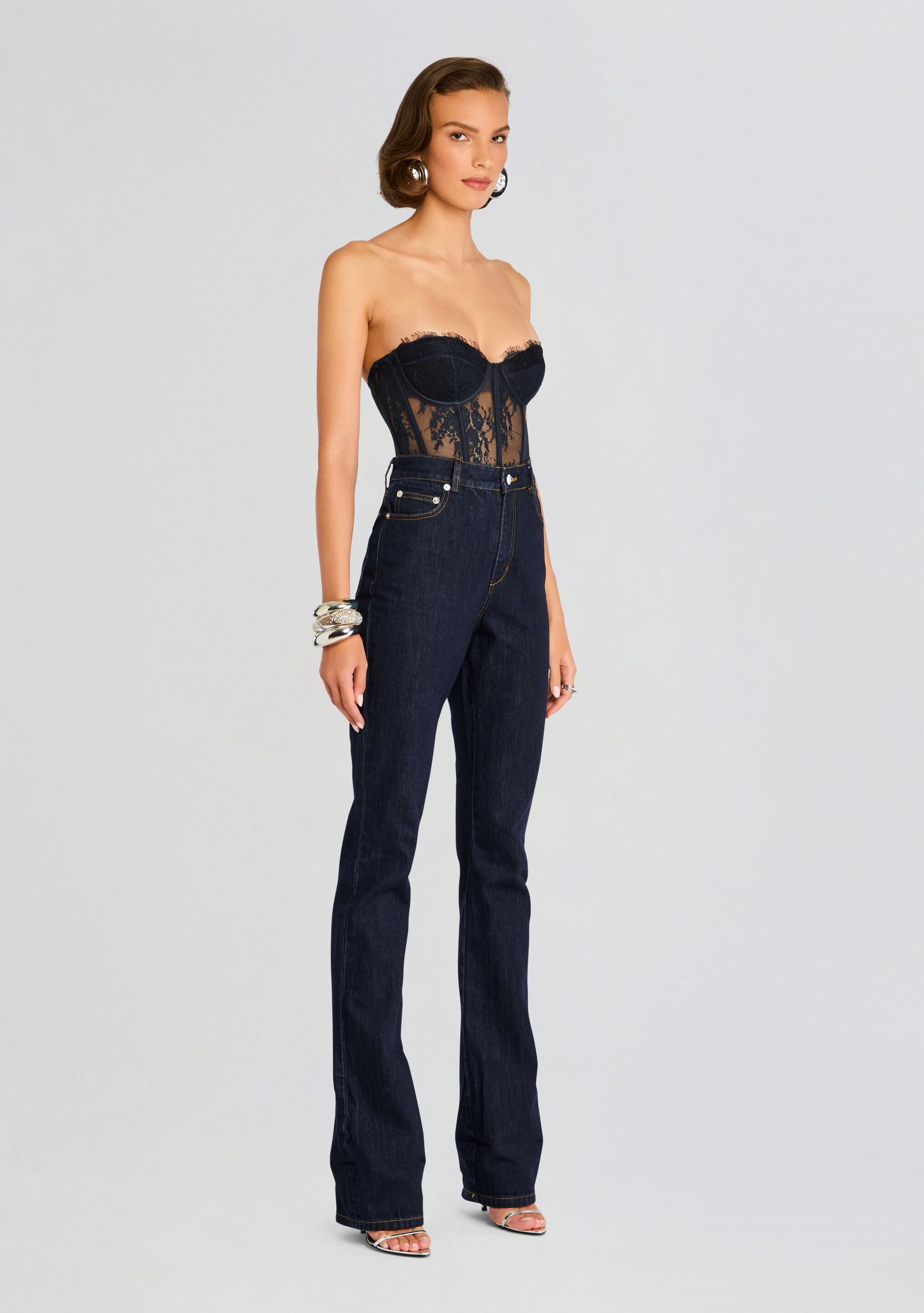 Otto Lace Bodysuit-Sunny Prom
