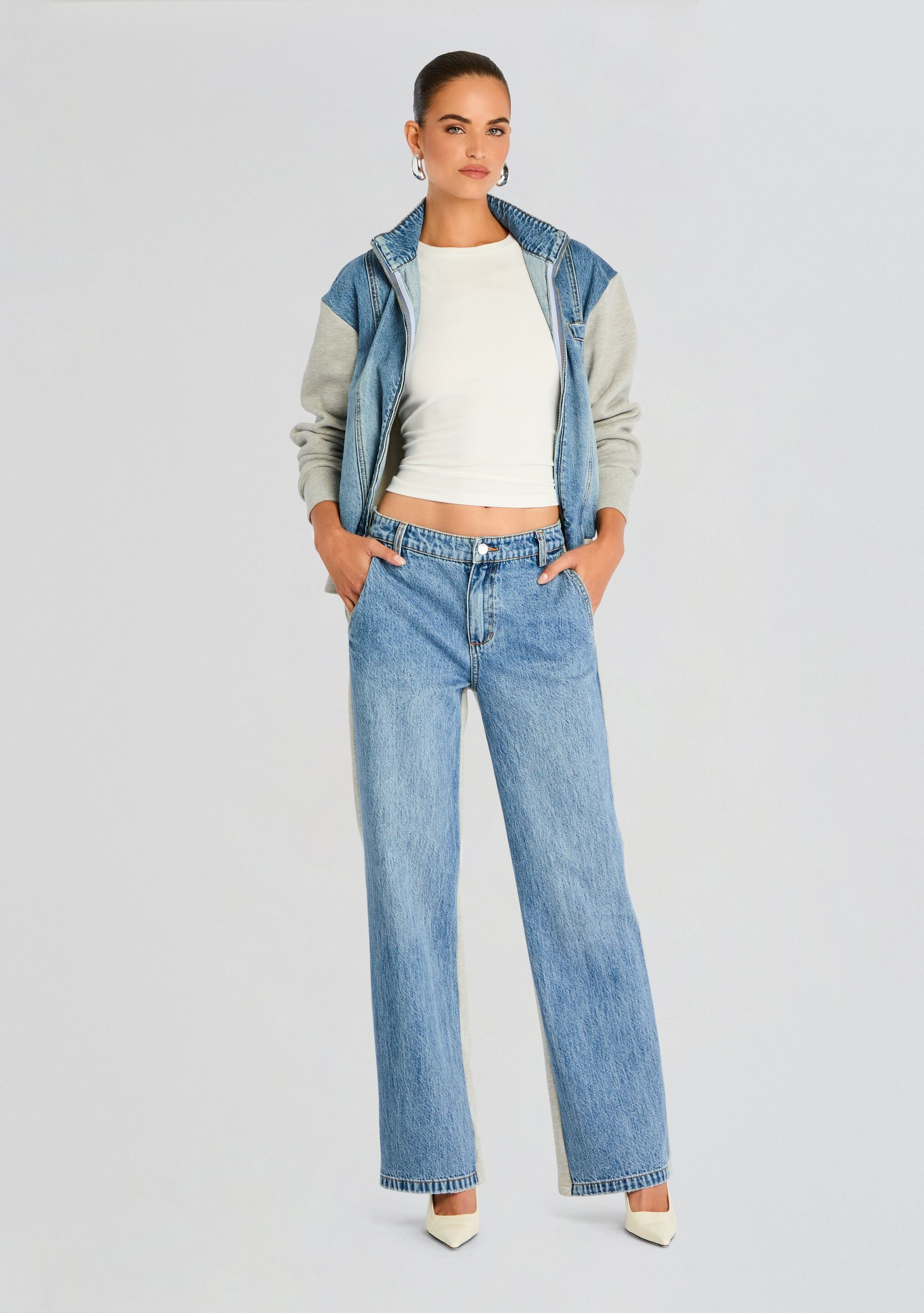 Payton Terry Denim Pant-Sunny Prom