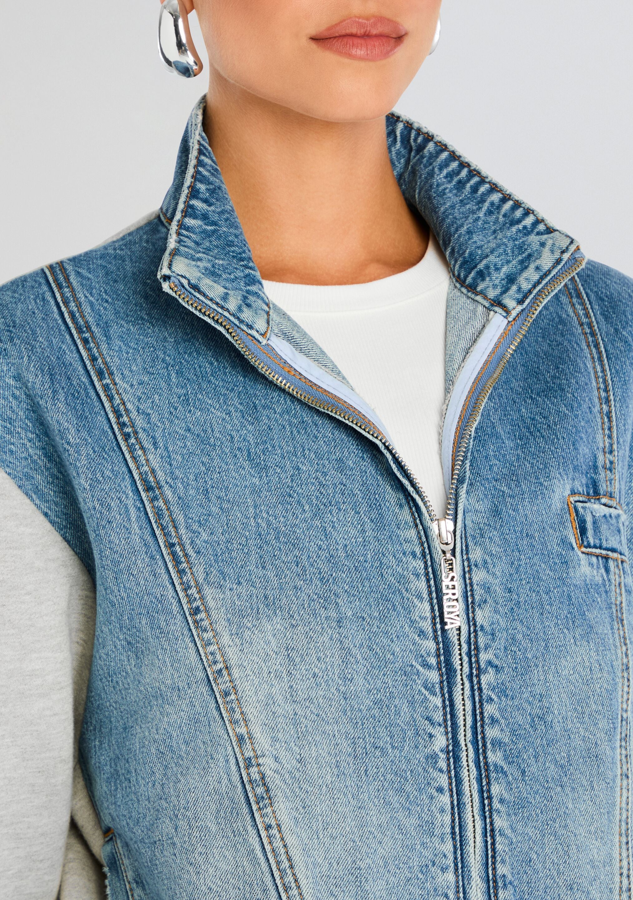 Page Terry Denim Jacket-Sunny Prom