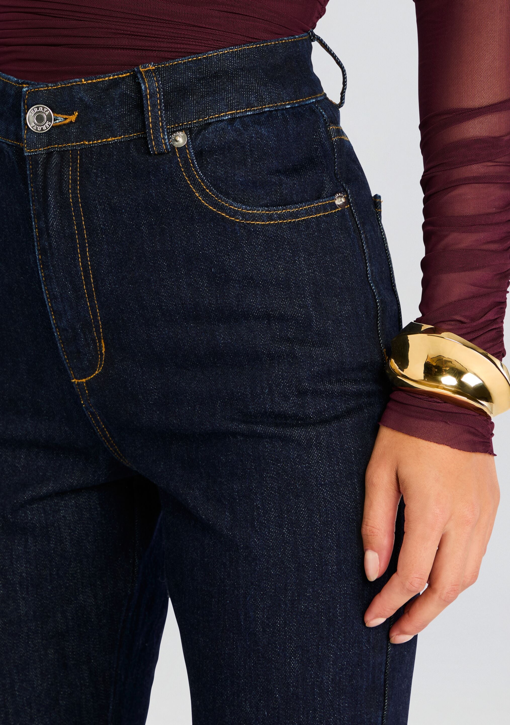 Ashton High Rise Slim Flare Jean-Sunny Prom