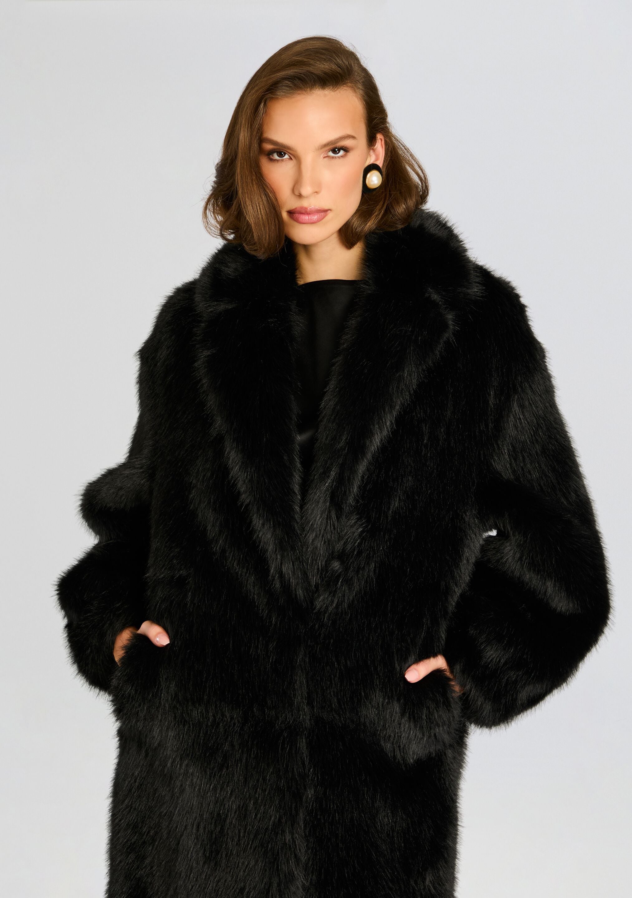 Dasha Faux Fur Jacket-Sunny Prom