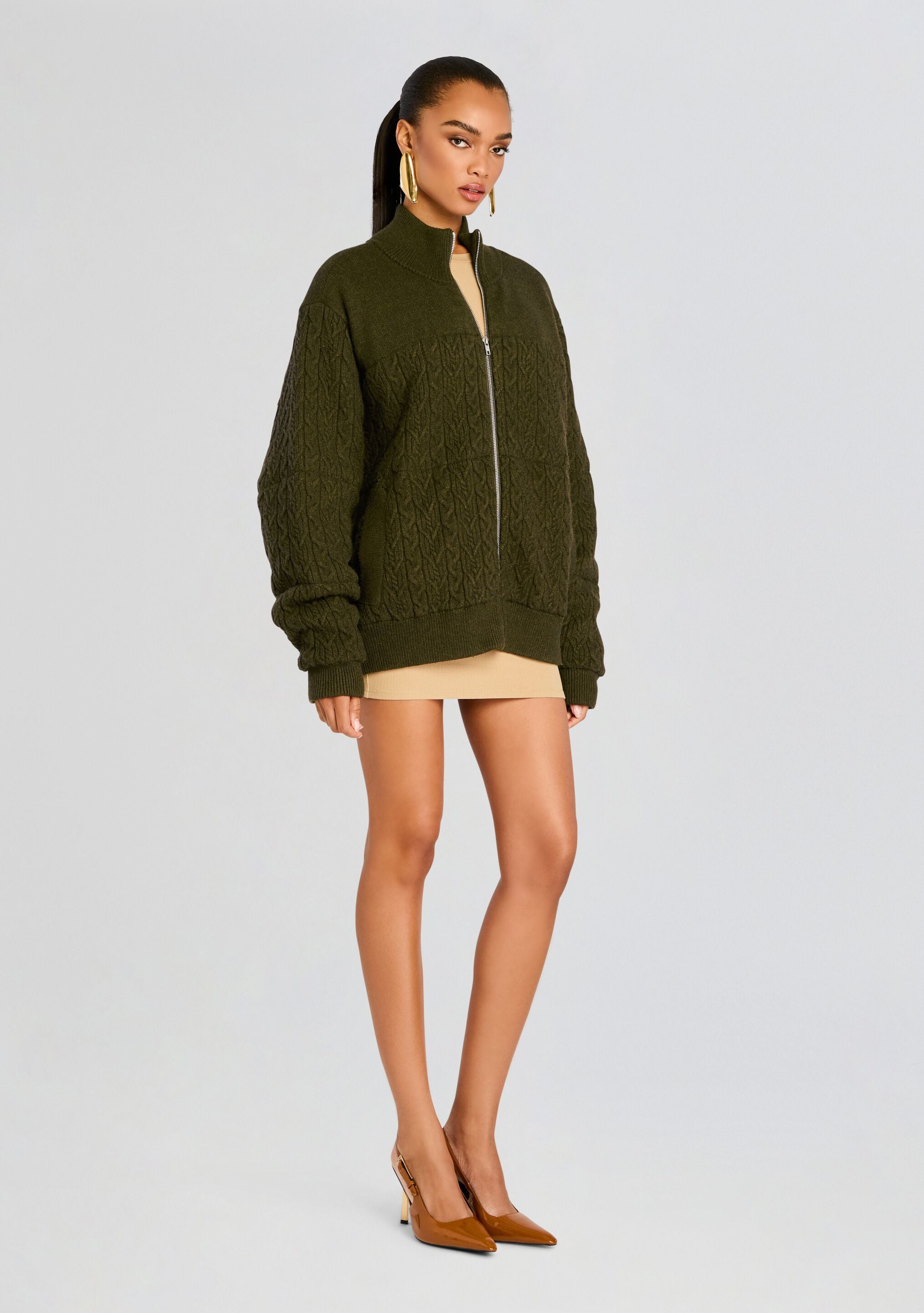 Levi Knit Puffer-Sunny Prom