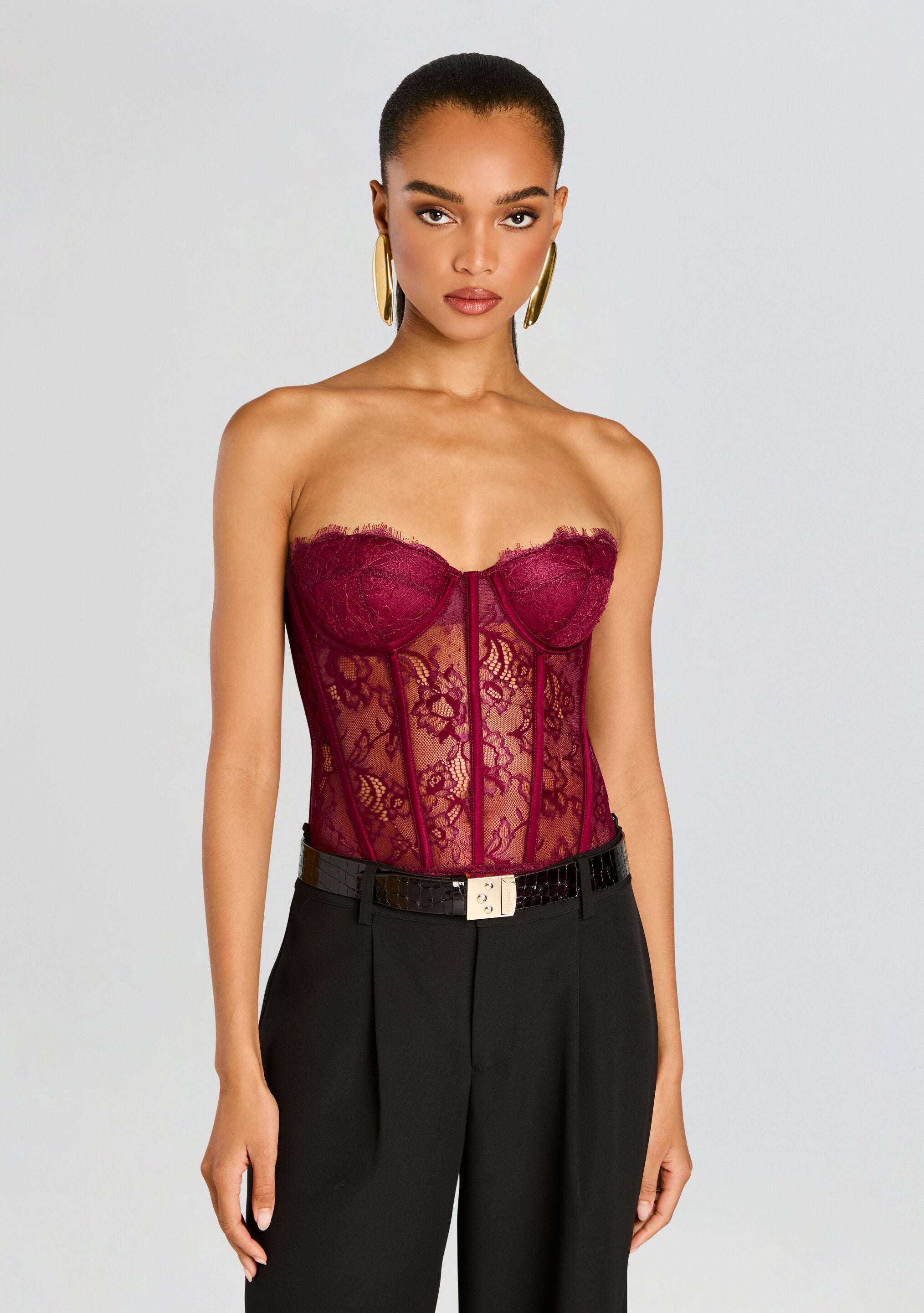 Otto Lace Bodysuit-Sunny Prom
