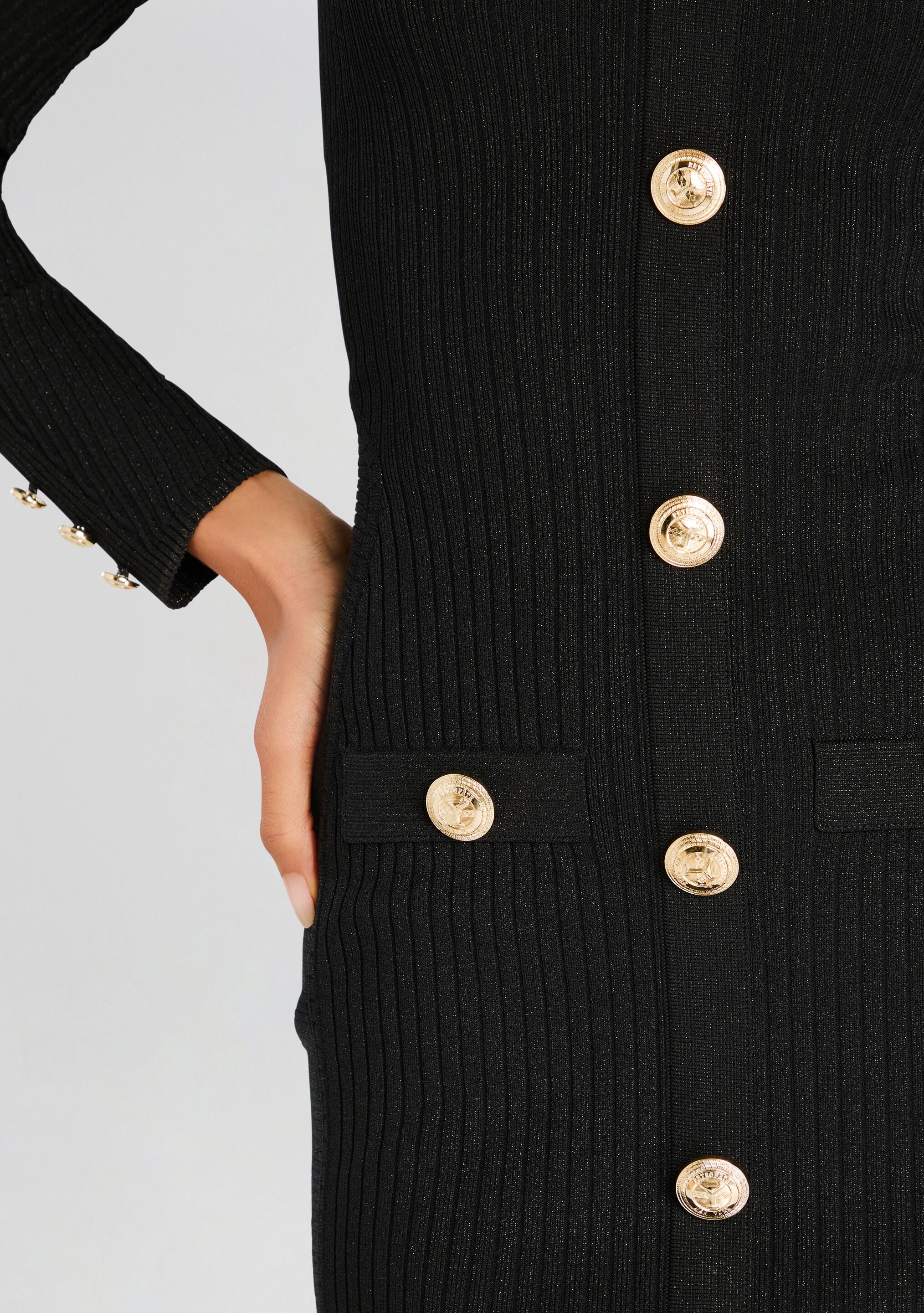 Thea Rib Knit Dress-Sunny Prom