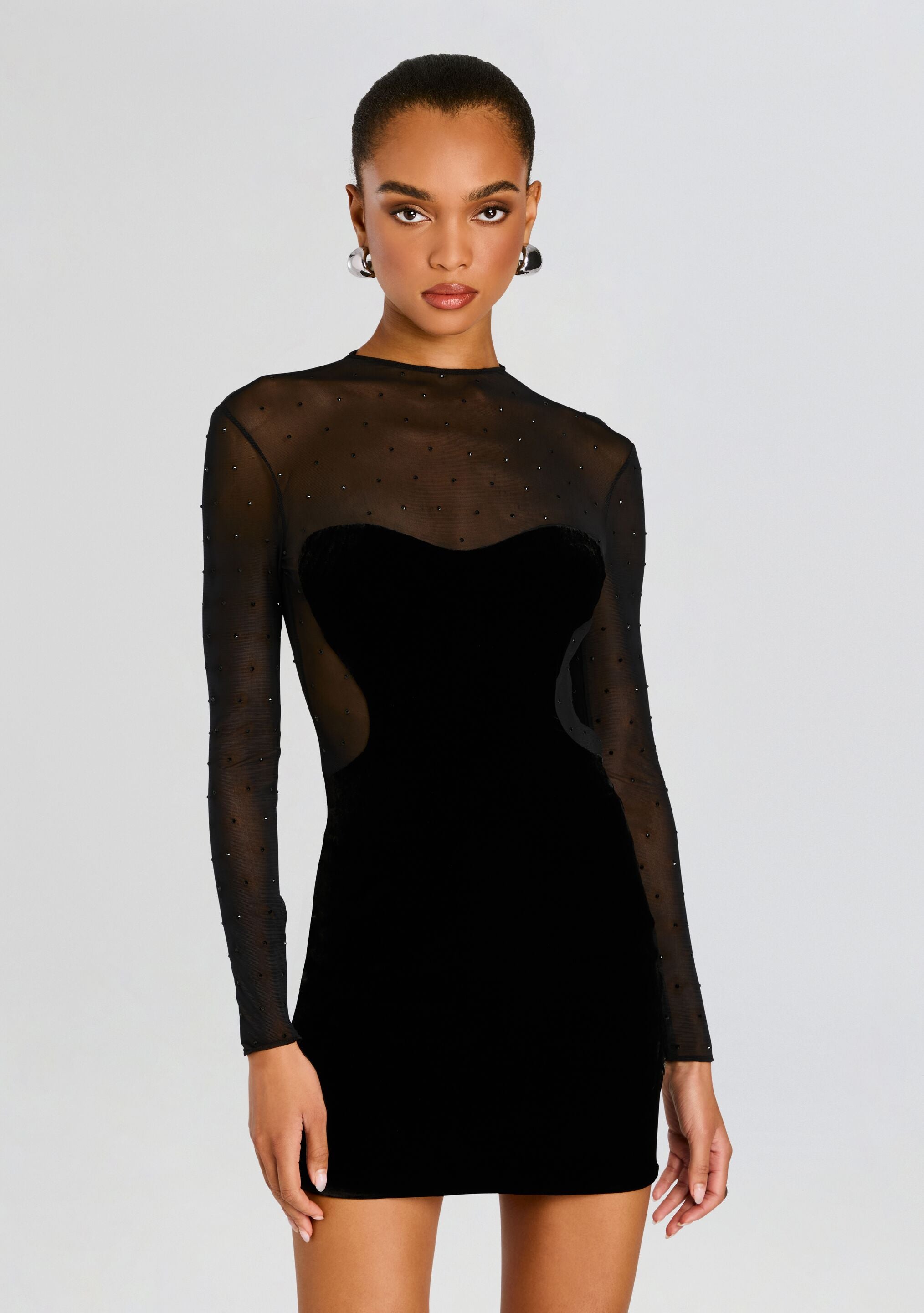 Delmer Velvet Dress-Sunny Prom