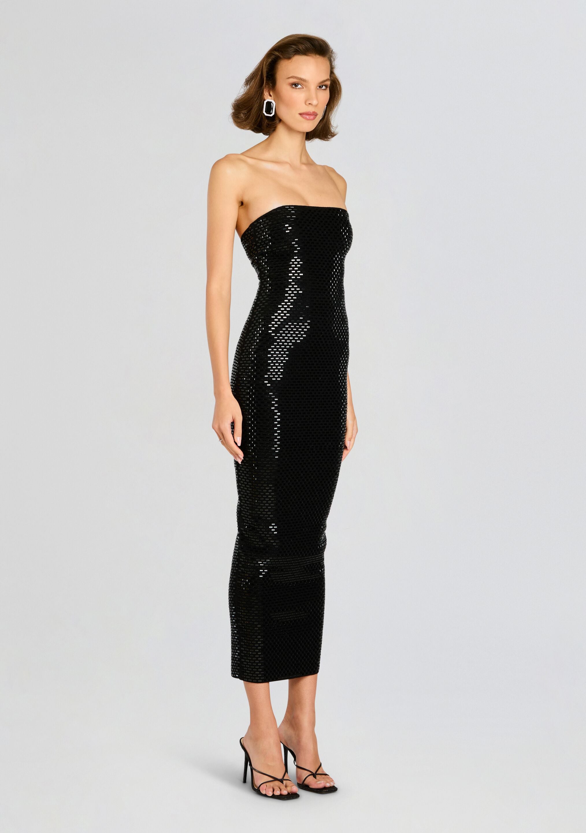 Karrah Embellished Knit Dress-Sunny Prom