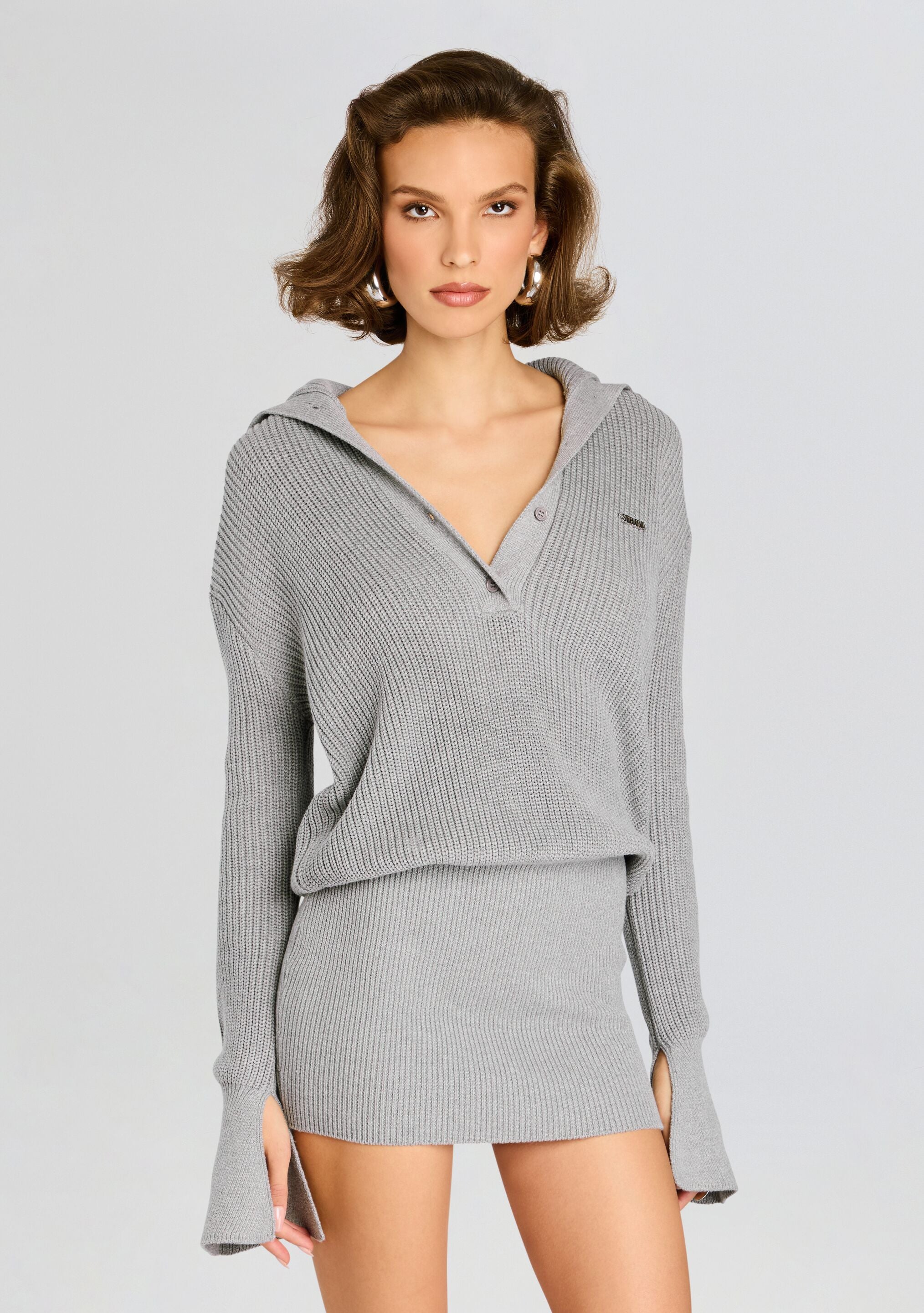 Katana Sweater Dress-Sunny Prom