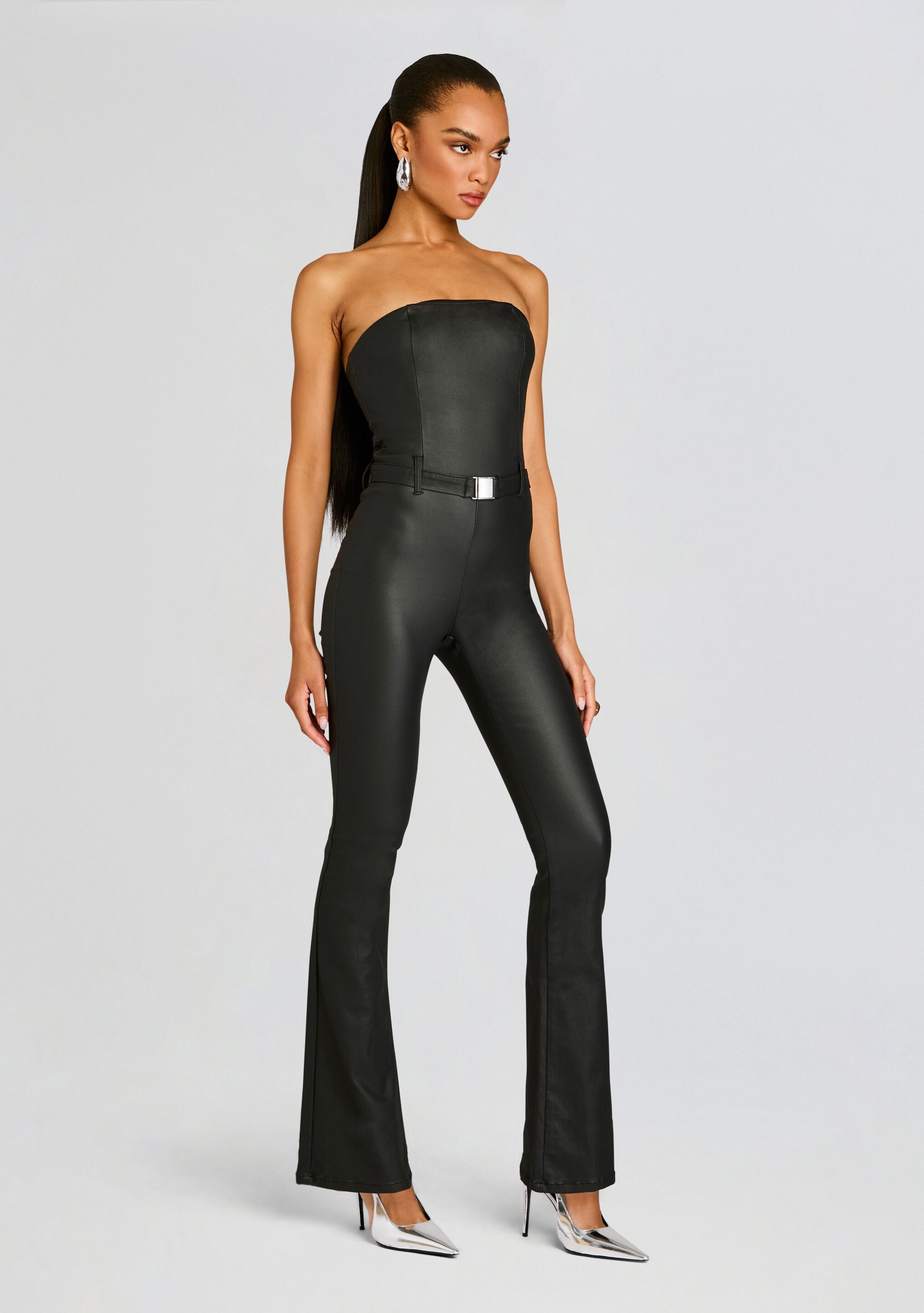 Vice Slim Flare Jumpsuit-Sunny Prom