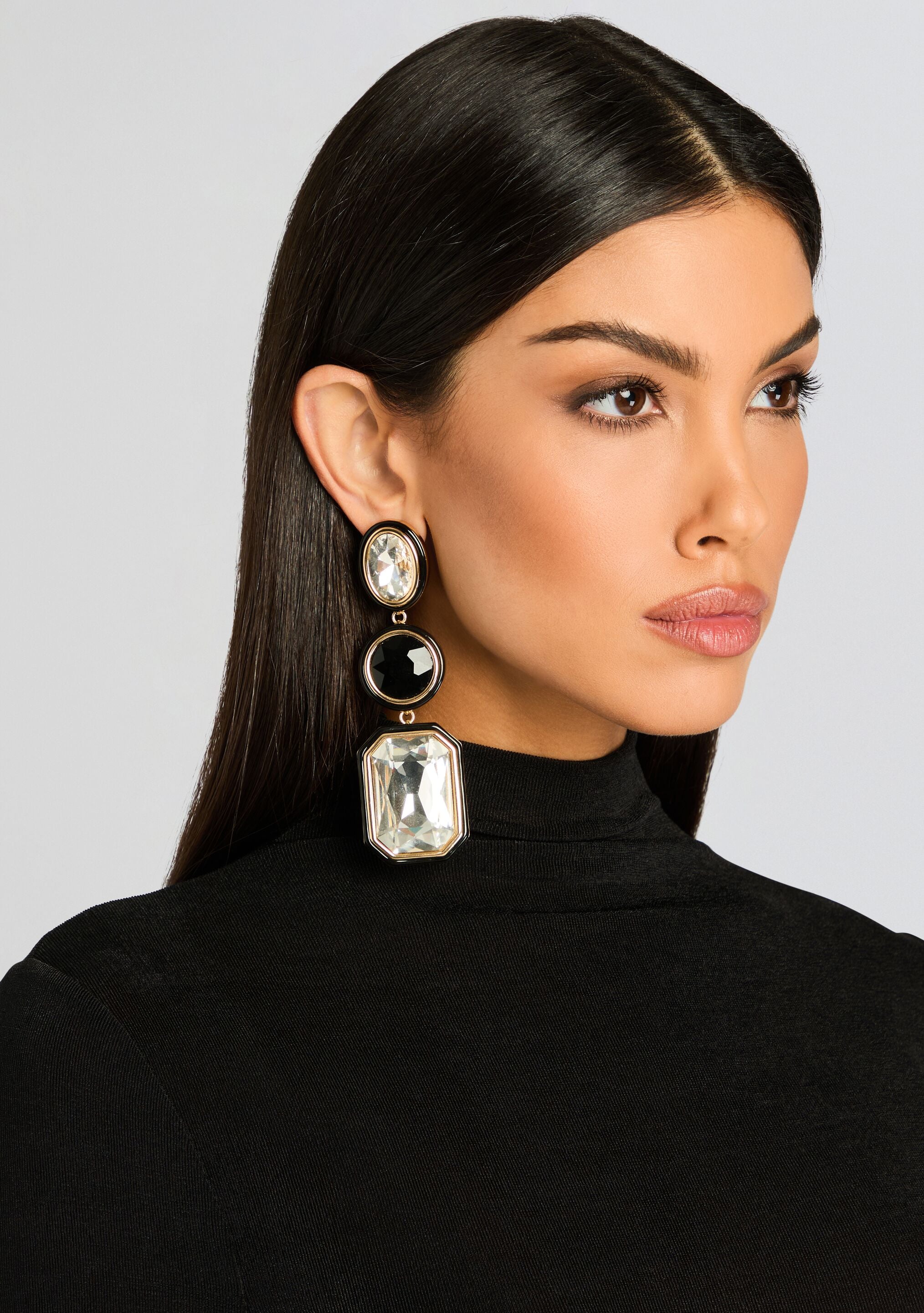 Camille Gemstone Drop Earrings-Sunny Prom