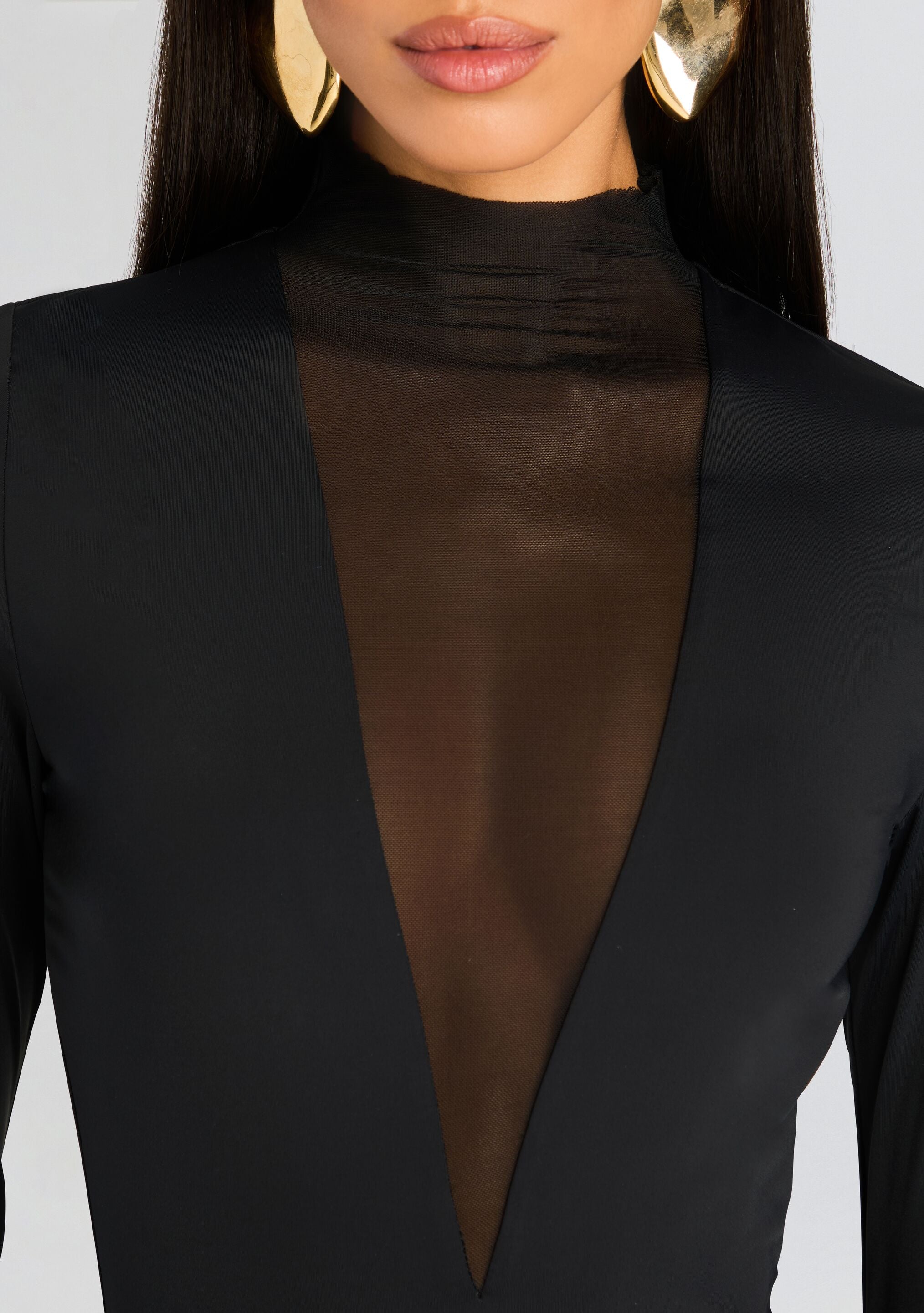 Jackie Mesh Bodysuit-Sunny Prom