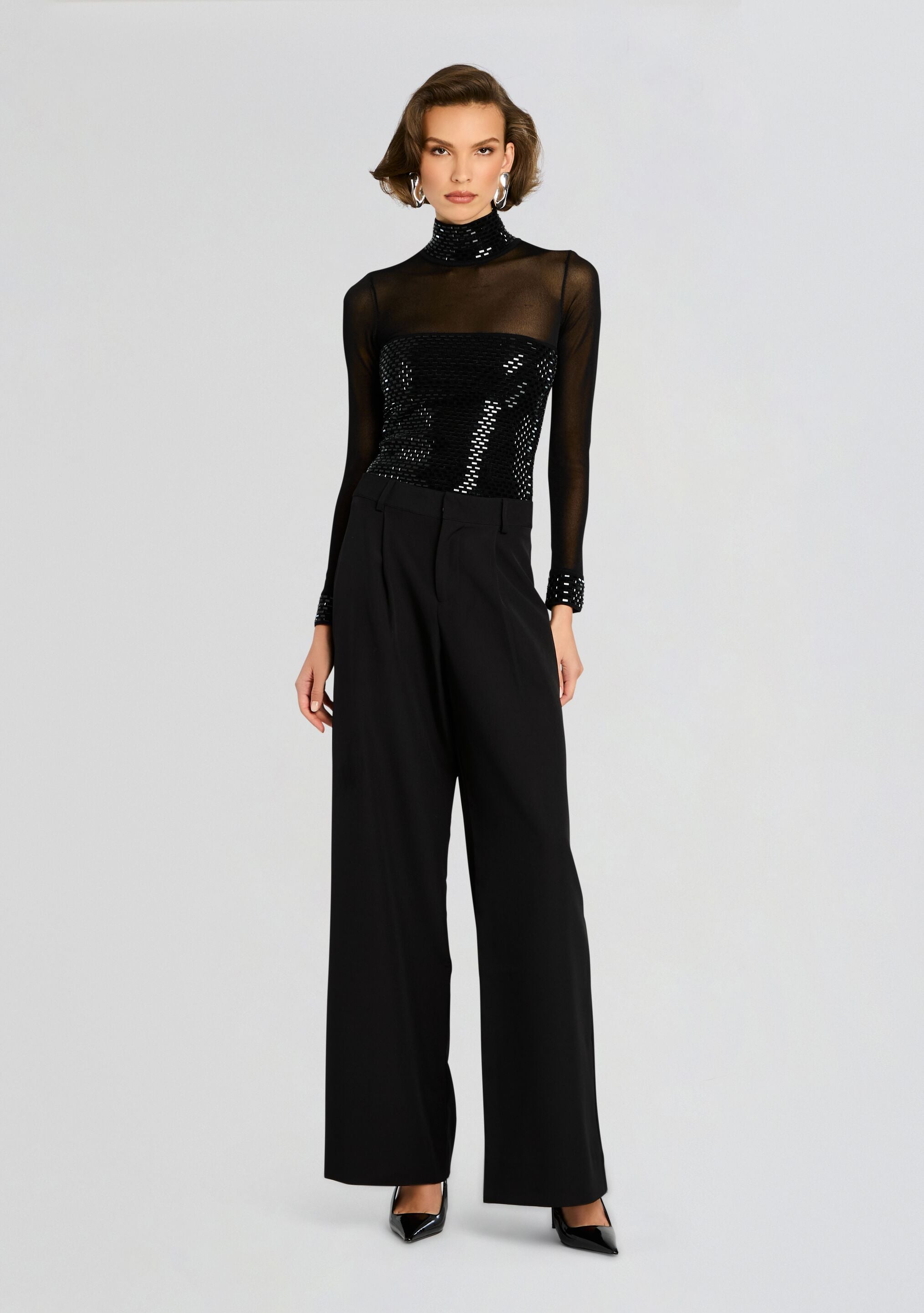 Clove Embellished Top-Sunny Prom