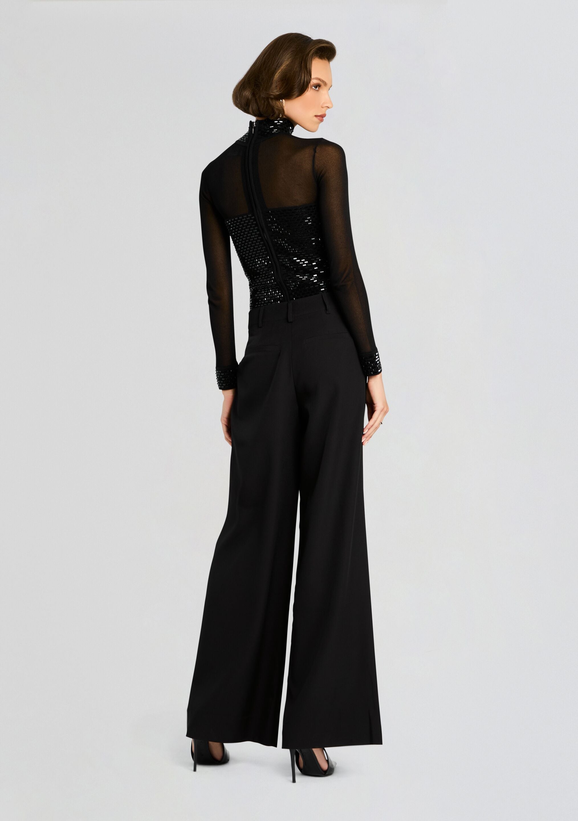 Clove Embellished Top-Sunny Prom