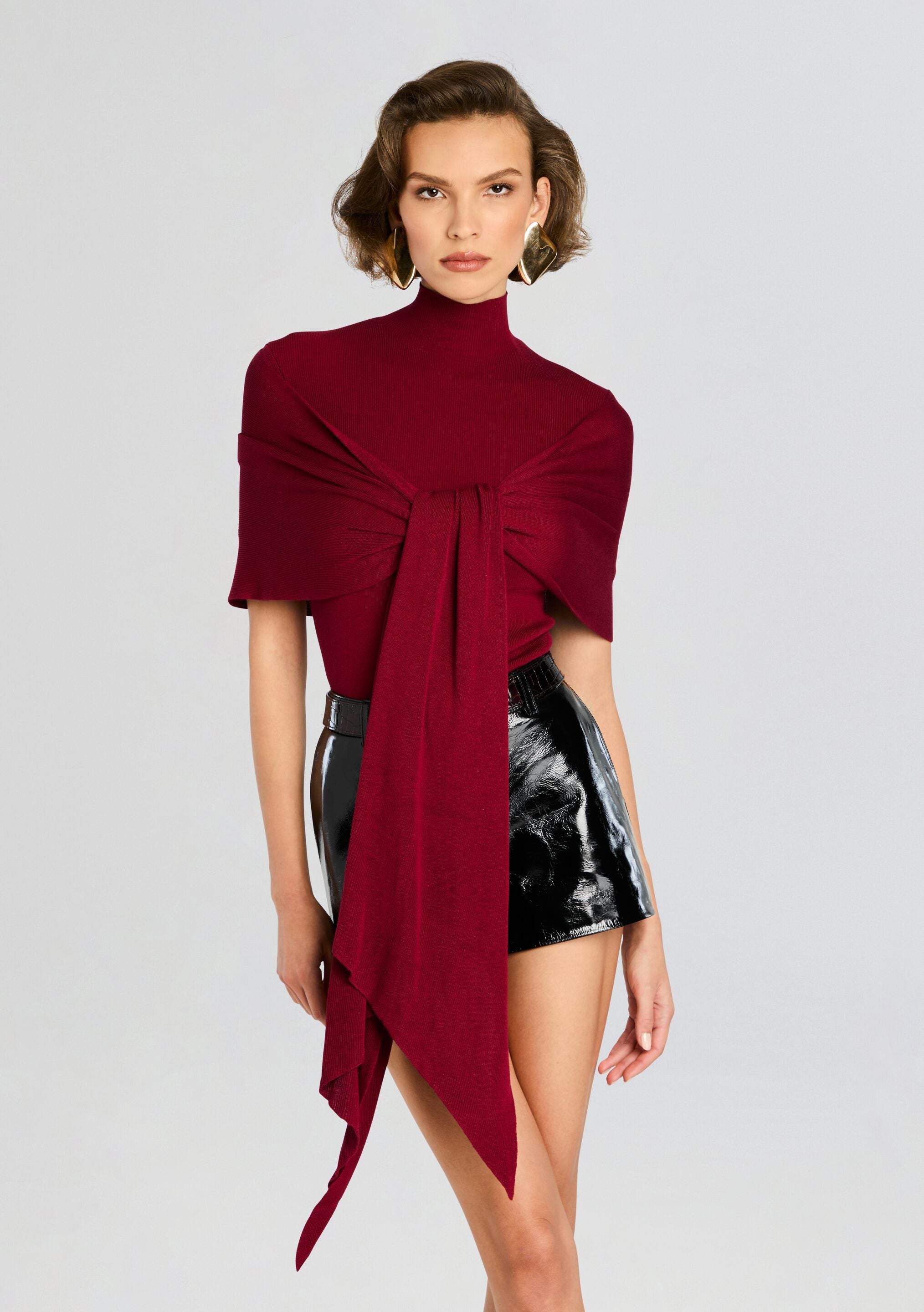 Noemi Knit Tie Top-Sunny Prom