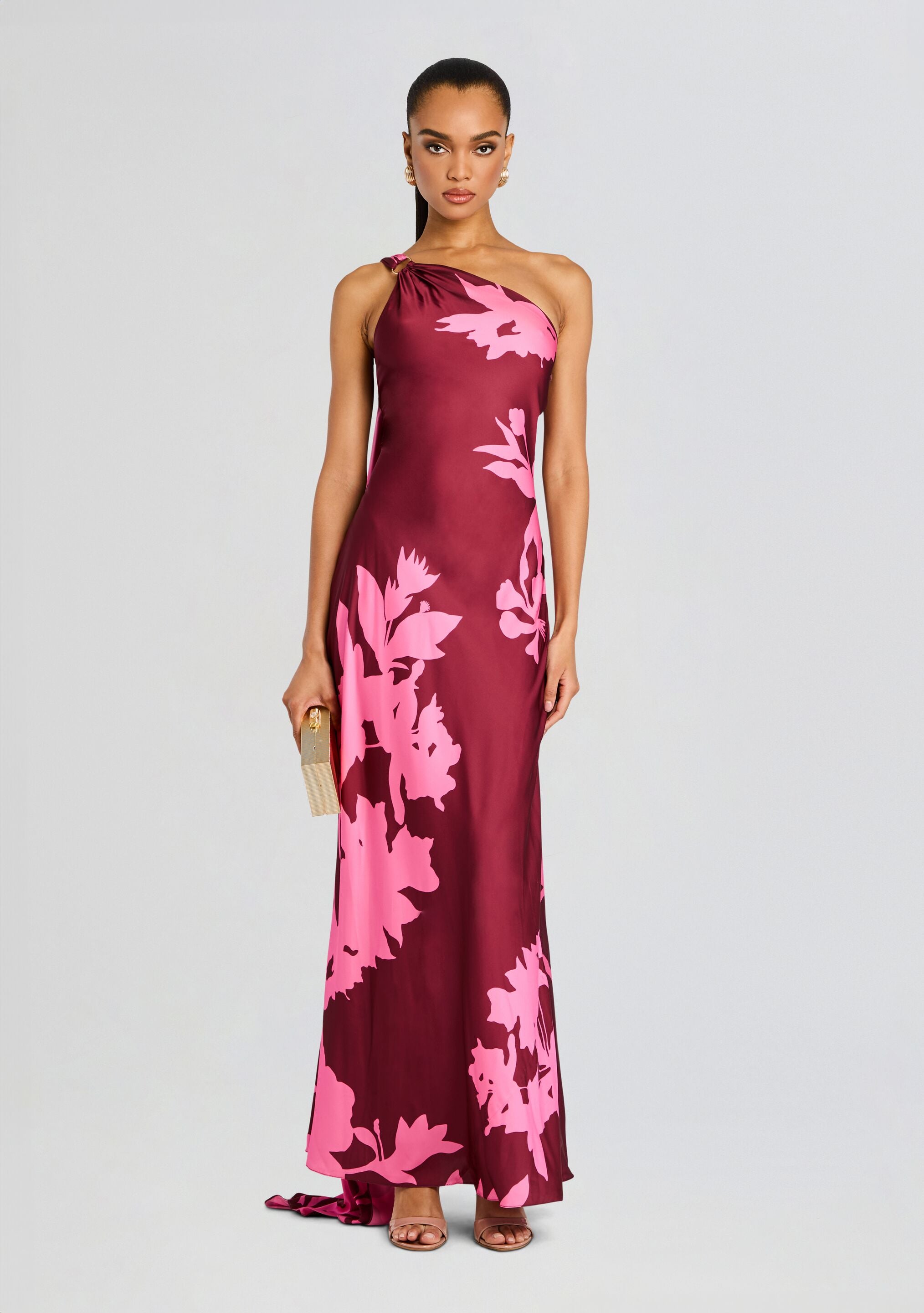 Tehr One Shoulder Long Dress-Sunny Prom