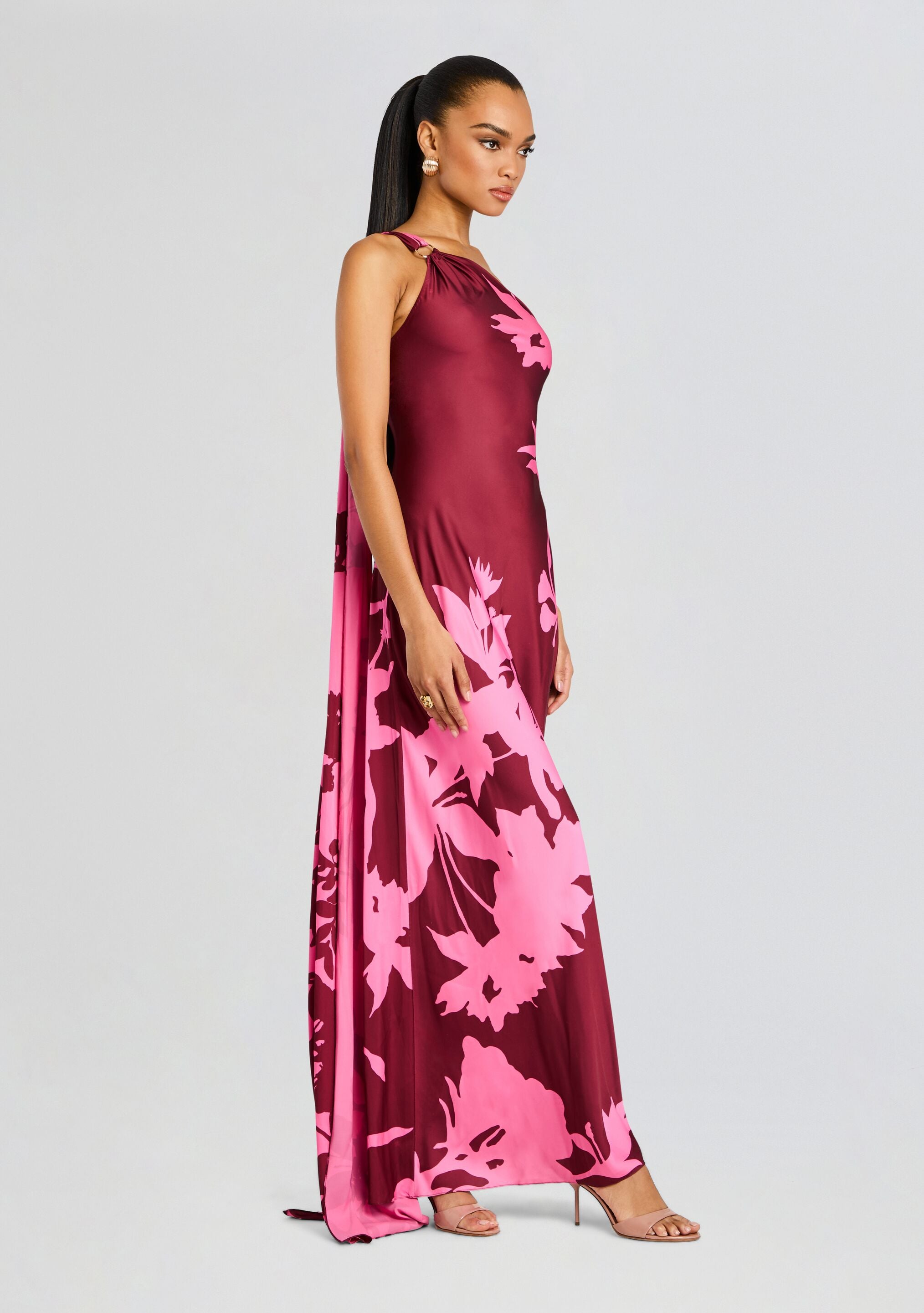 Tehr One Shoulder Long Dress-Sunny Prom