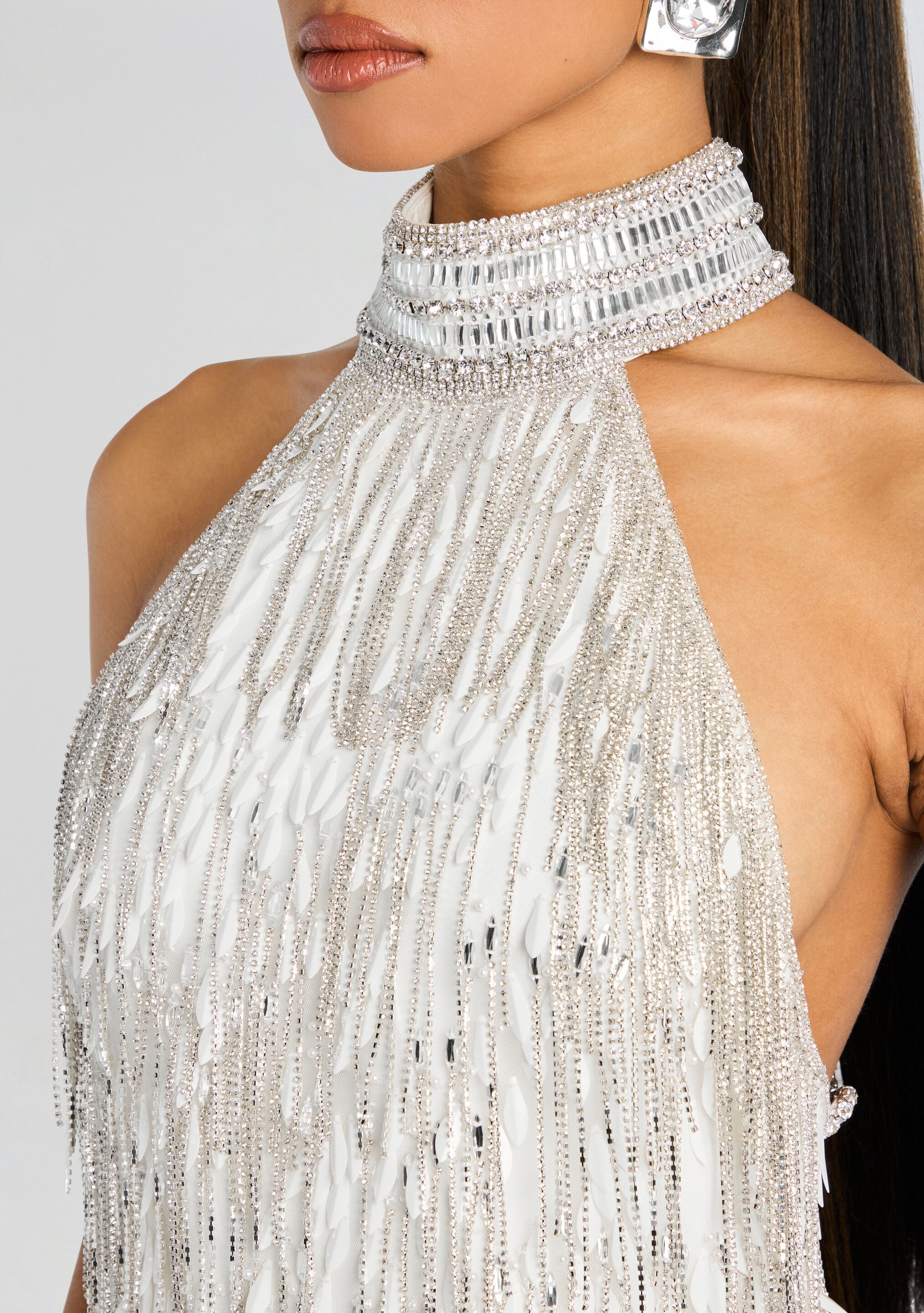 Tori Embellished Dress-Sunny Prom