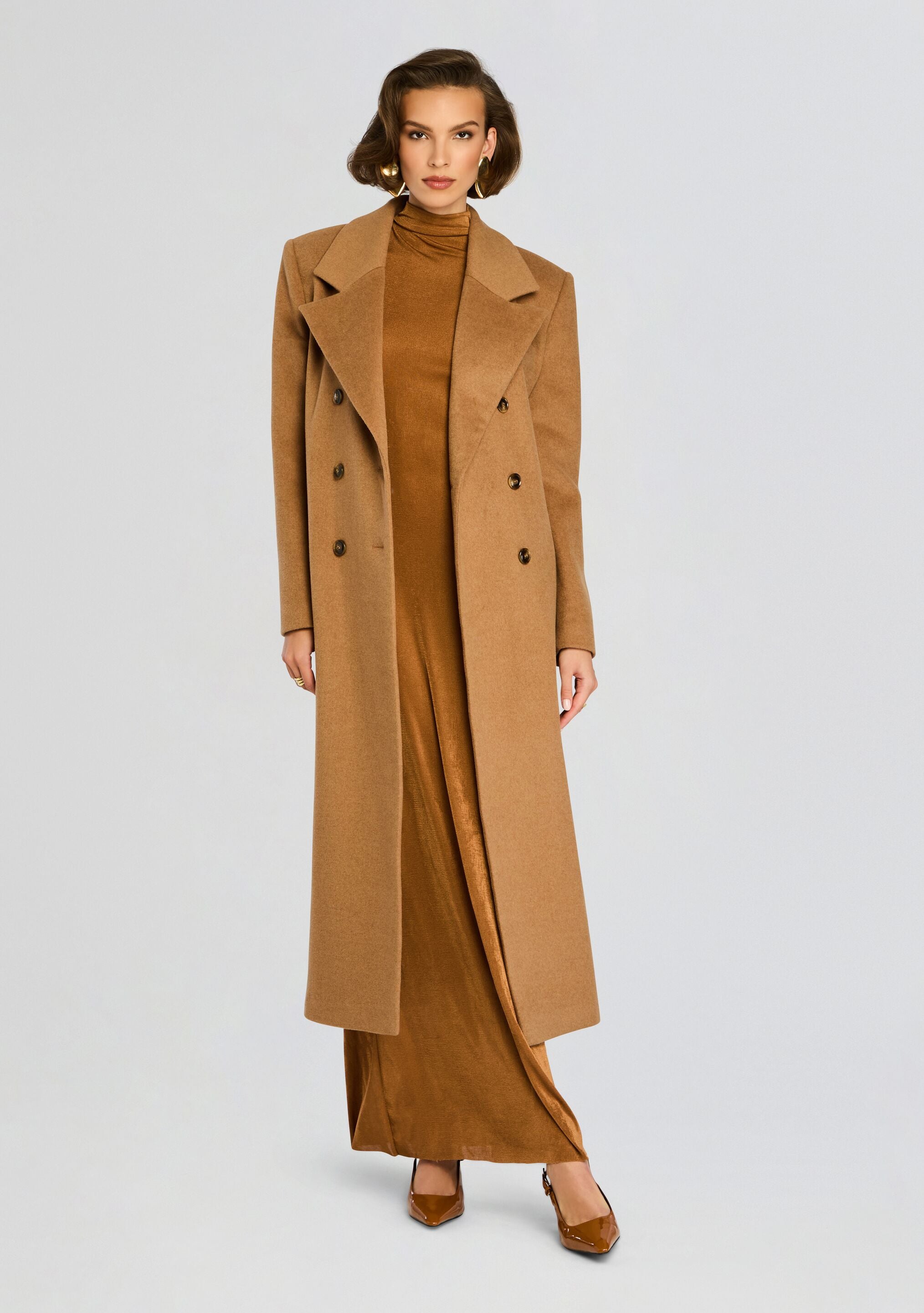 Leche Wool Coat-Sunny Prom
